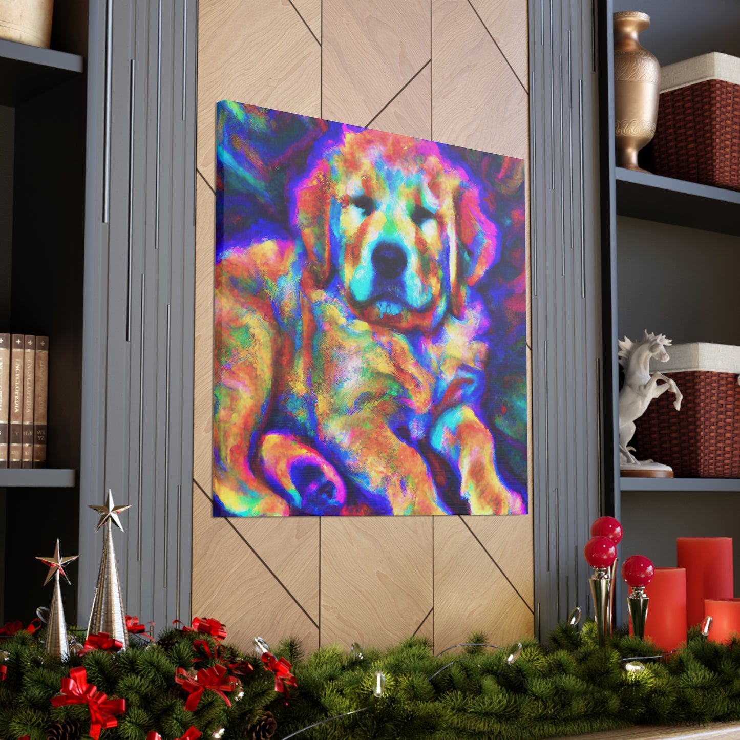 Apollonius Lothaire - Golden Retriever Puppy - Canvas