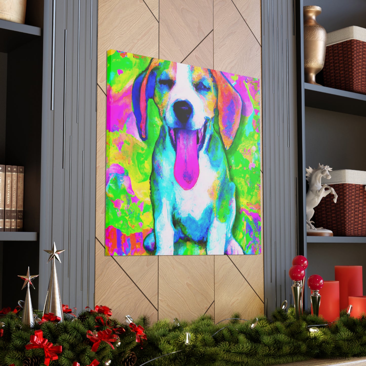 Eldrid de'Medici - Beagle Puppy - Canvas