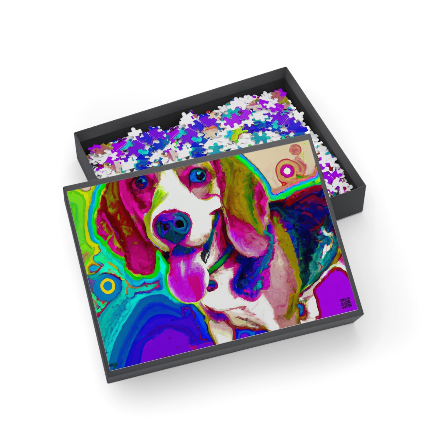 Reginard Lyforde, Painter of Royalty - Beagle Puppy - Puzzle