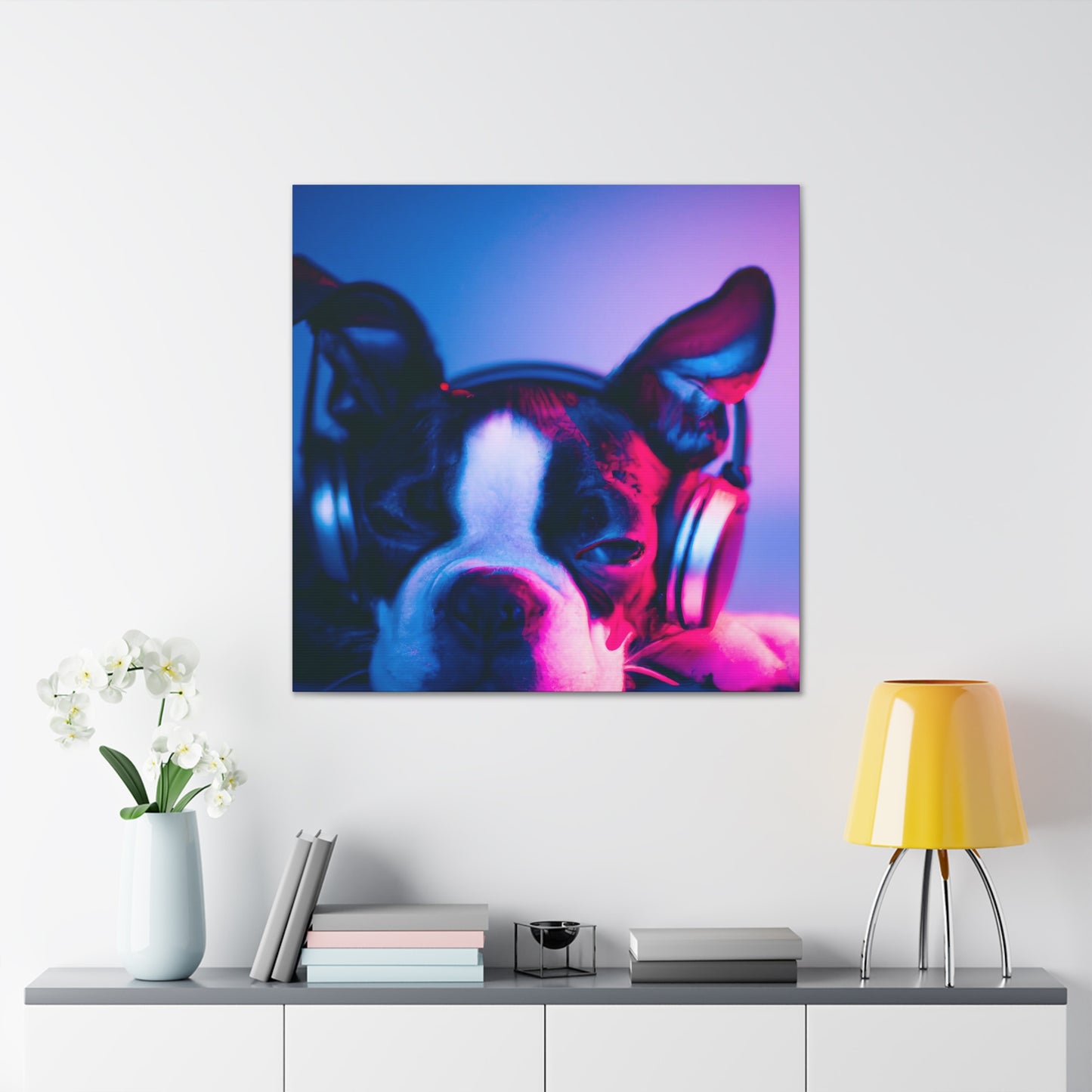 Prince/Princess Agnes Noxon-Boston - Boston Terrier - Canvas