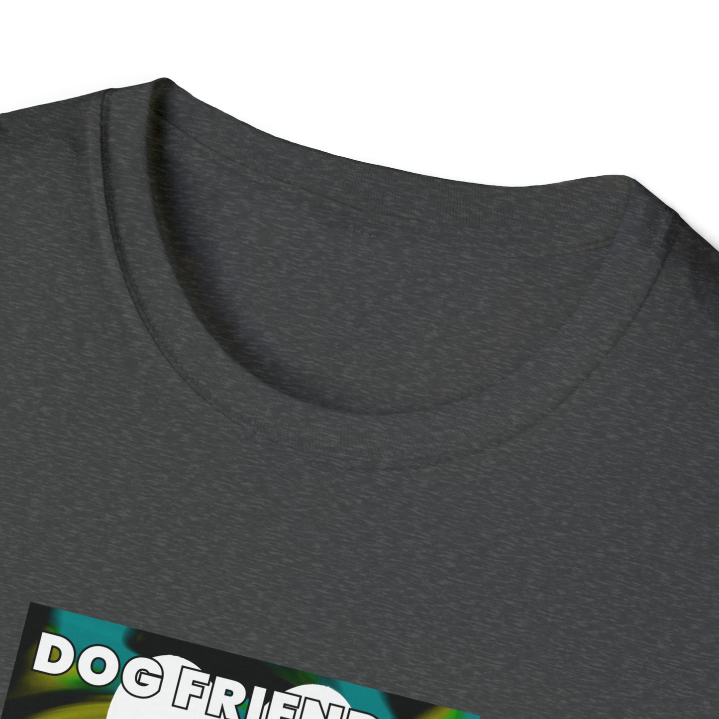 Wildstylez90s - "Dog Friendly, People Reactive" (Yellow Blue Swirl) Unisex Tee