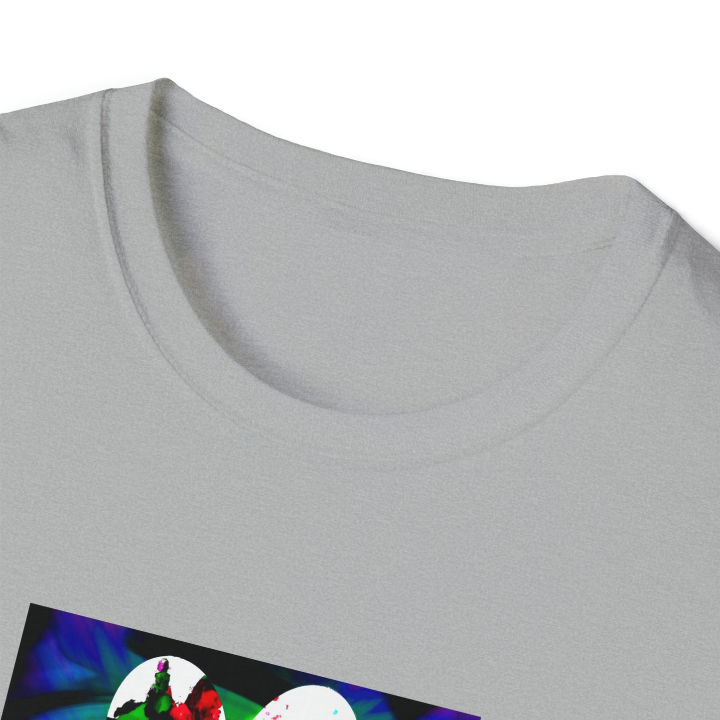 Glo90s - "Dog Friendly, People Reactive" (colored swirl) Unisex Tee