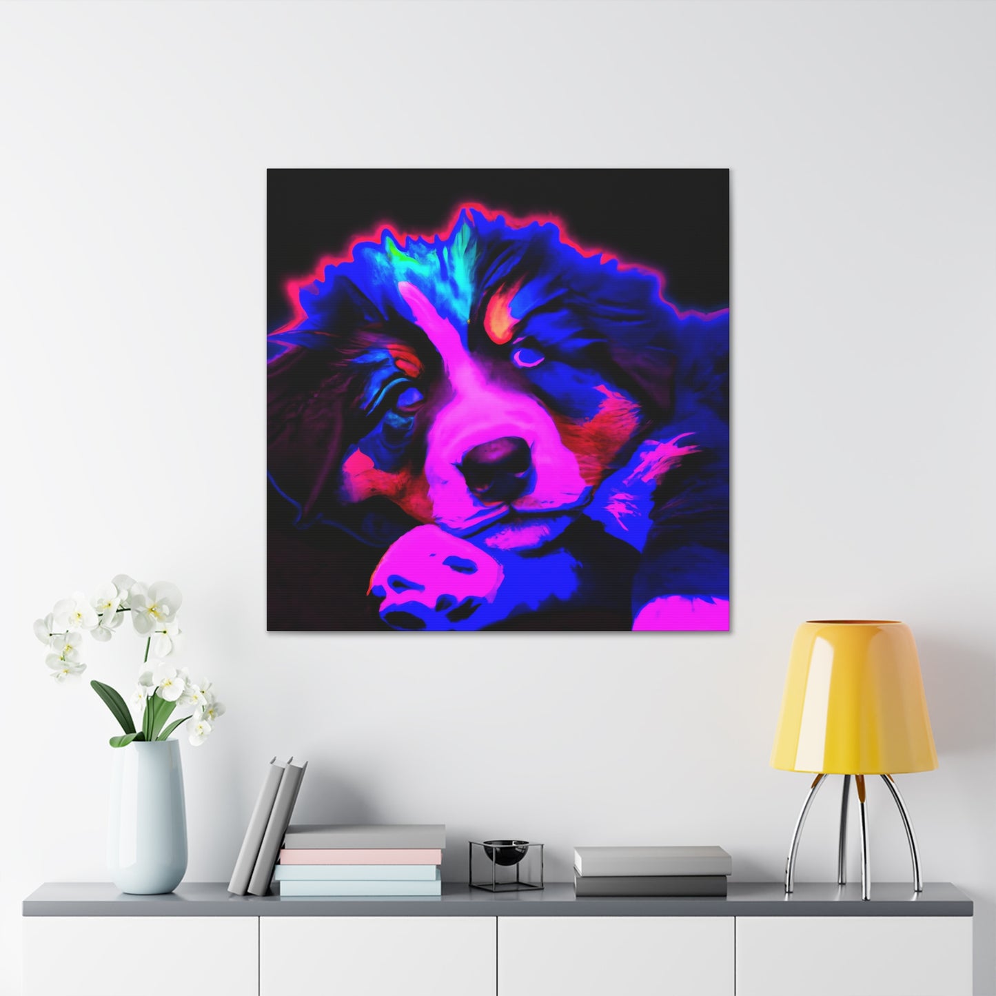 Prince/Princess Bianca de Lausanne - Bernese Mountain Dog - Canvas