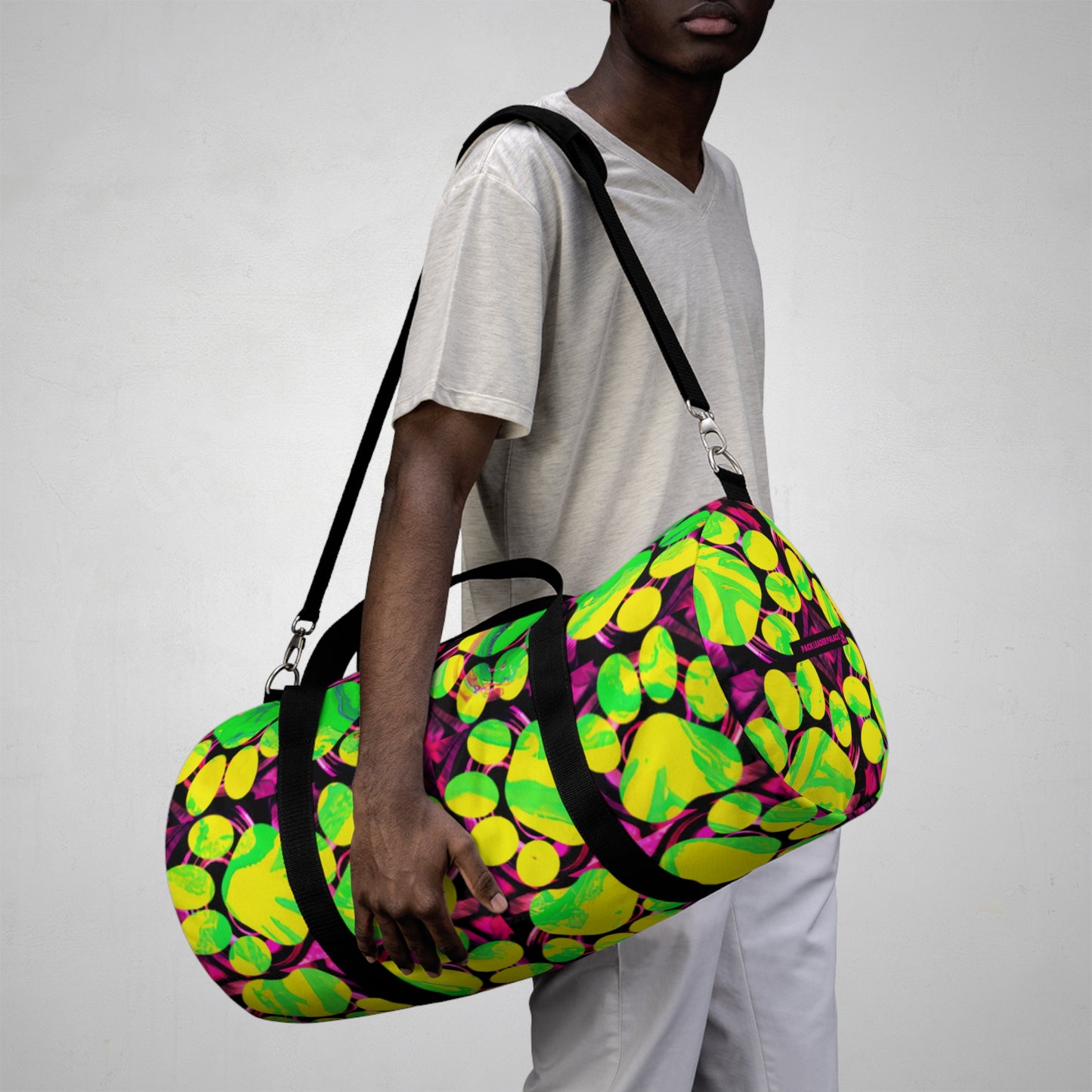 Leo Zéphyrine - Paw Print - Duffel Bag