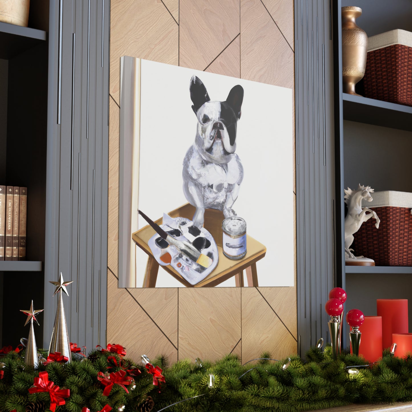 Lord Vyomika Vasudevan (French Bulldog) - Canvas