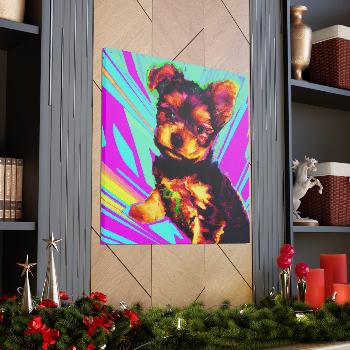 Chrysynth deWintour - Yorkie Puppy - Canvas