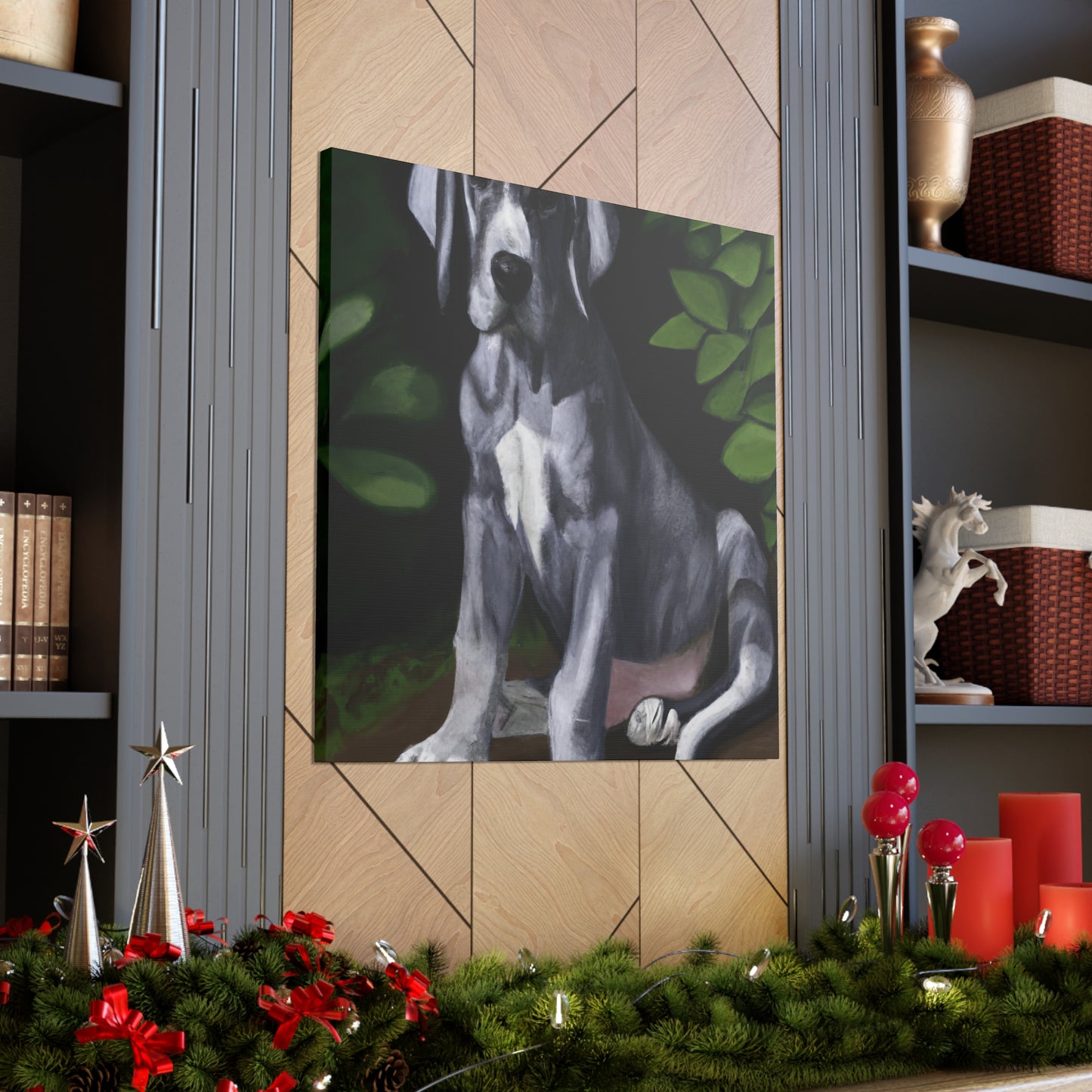 Sir Edmund de Lyte - Great Dane - Canvas