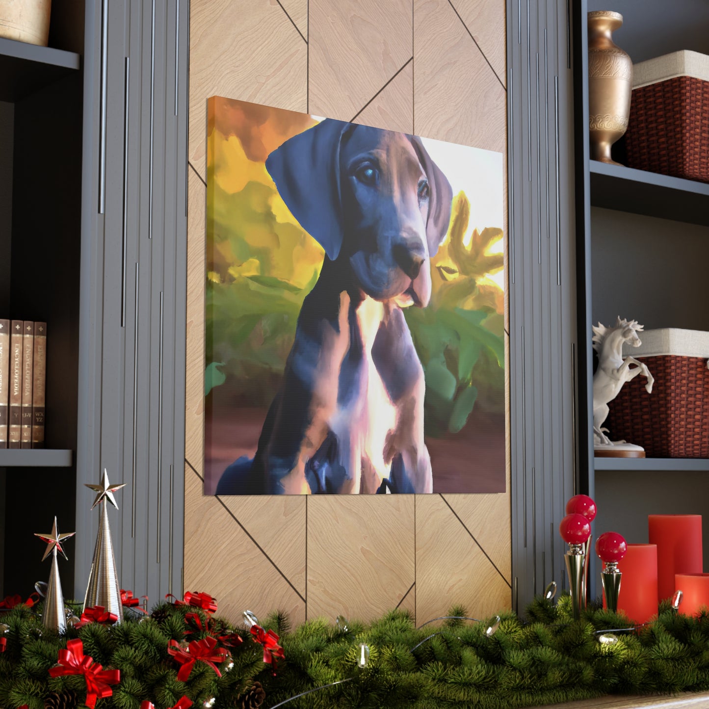 Countess Elvira di Nobilis - Great Dane - Canvas