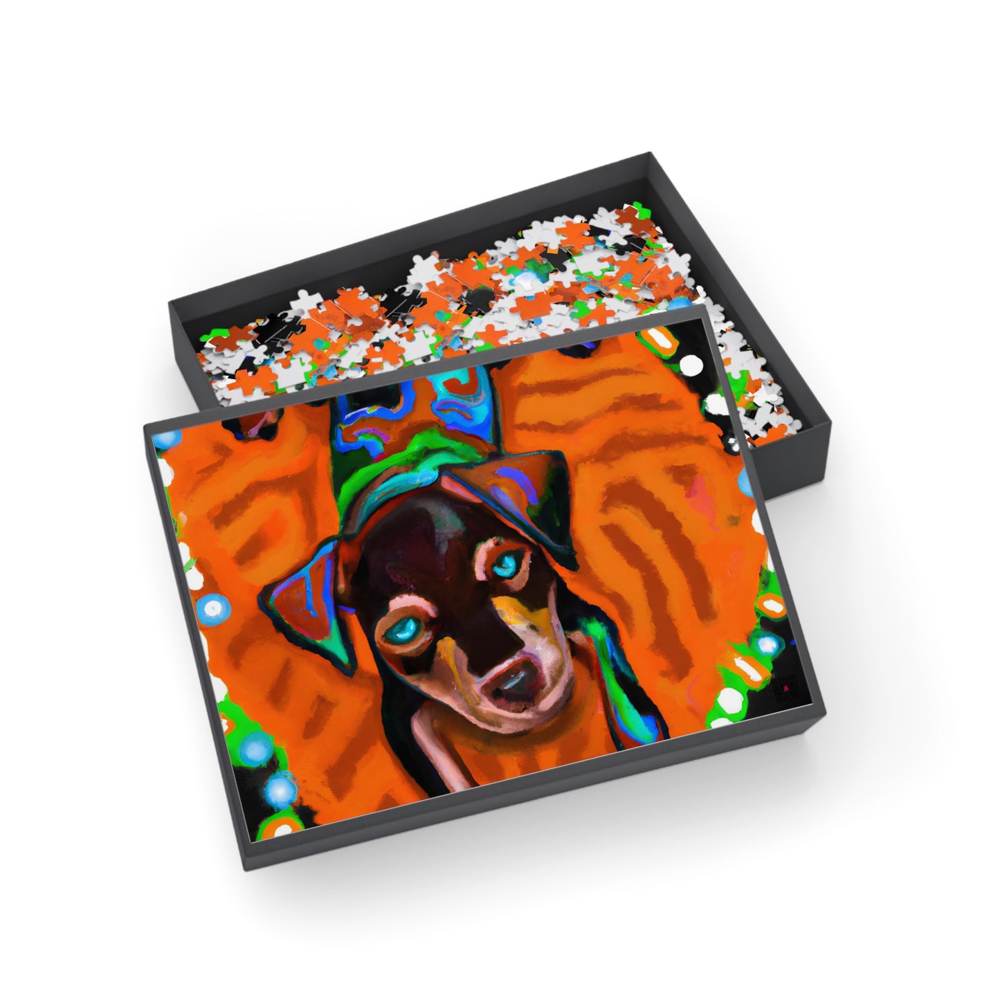 Jules "Le Maître des Puzzles" Pontier - Miniature Pinscher Puppy - Puzzle