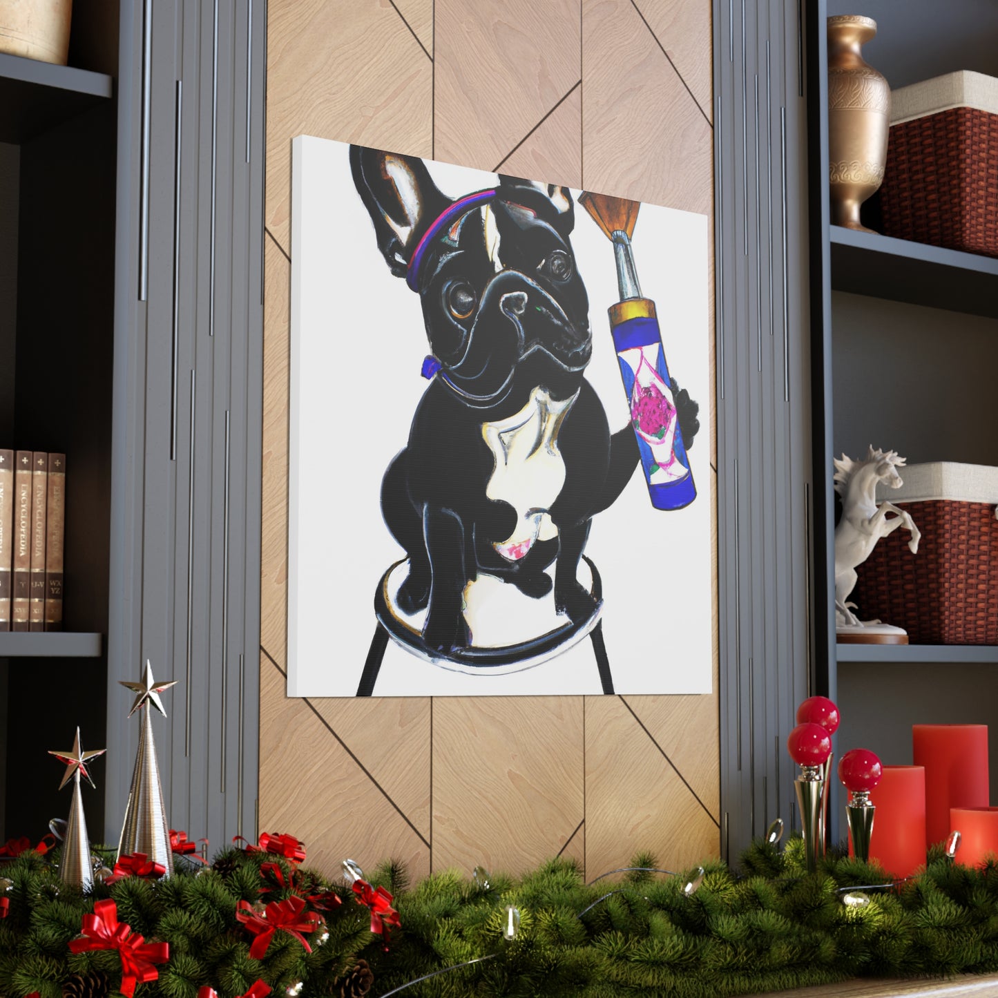 Countess Aurelia Valerianna (French Bulldog) - Canvas