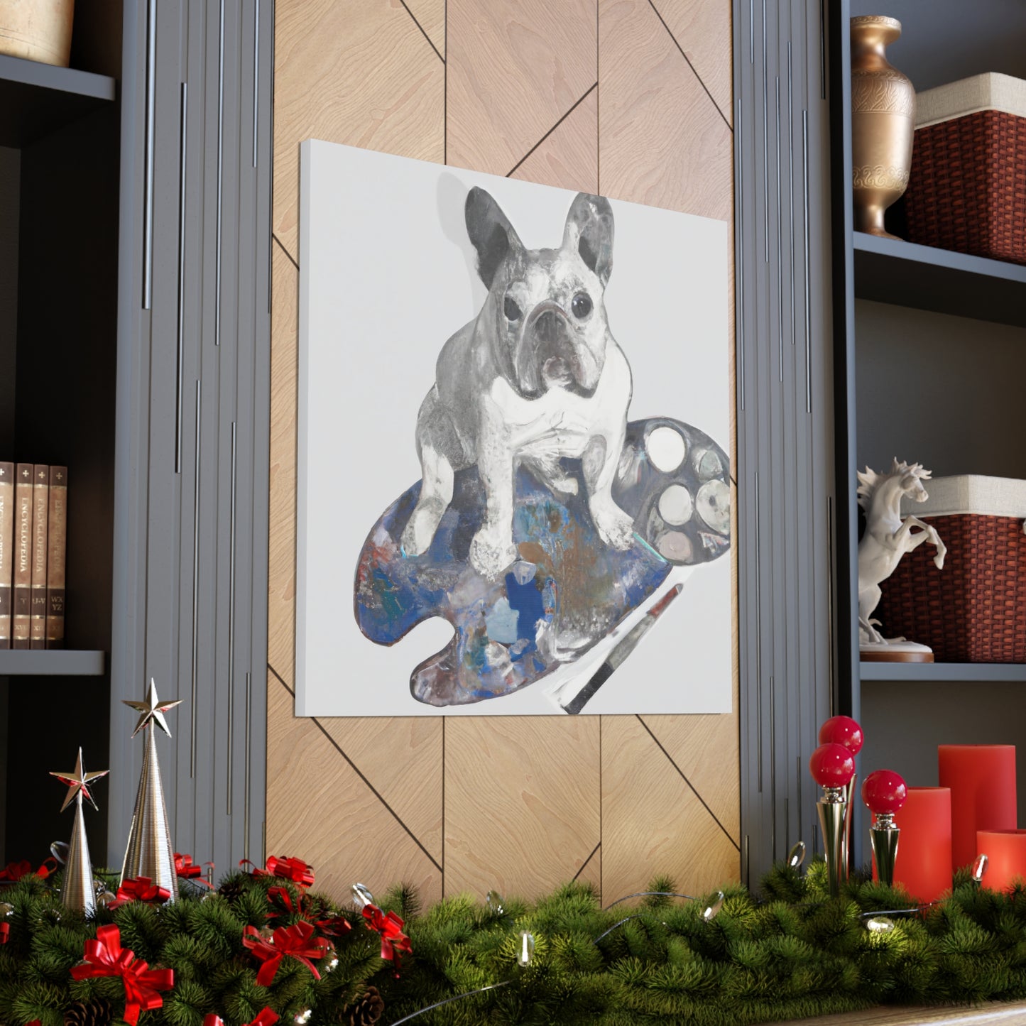 Baroness Sophia Eliazabetha da Parma (French Bulldog) - Canvas