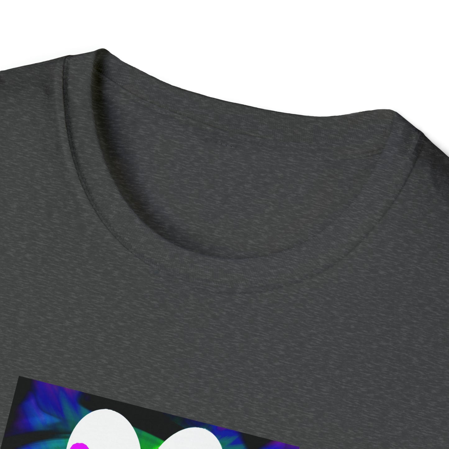 Allure90s. - "Dog Friendly, People Reactive" (colored swirl) Unisex Tee