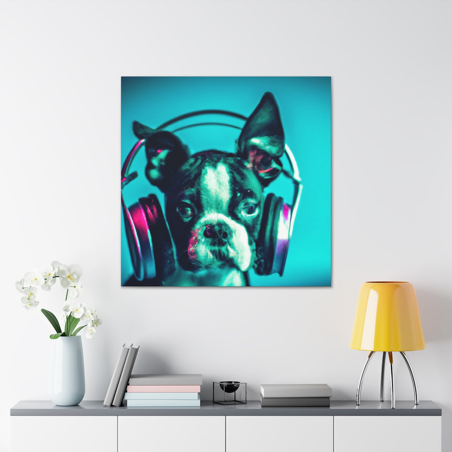 Ludovick Caspian Windsor - Boston Terrier - Canvas