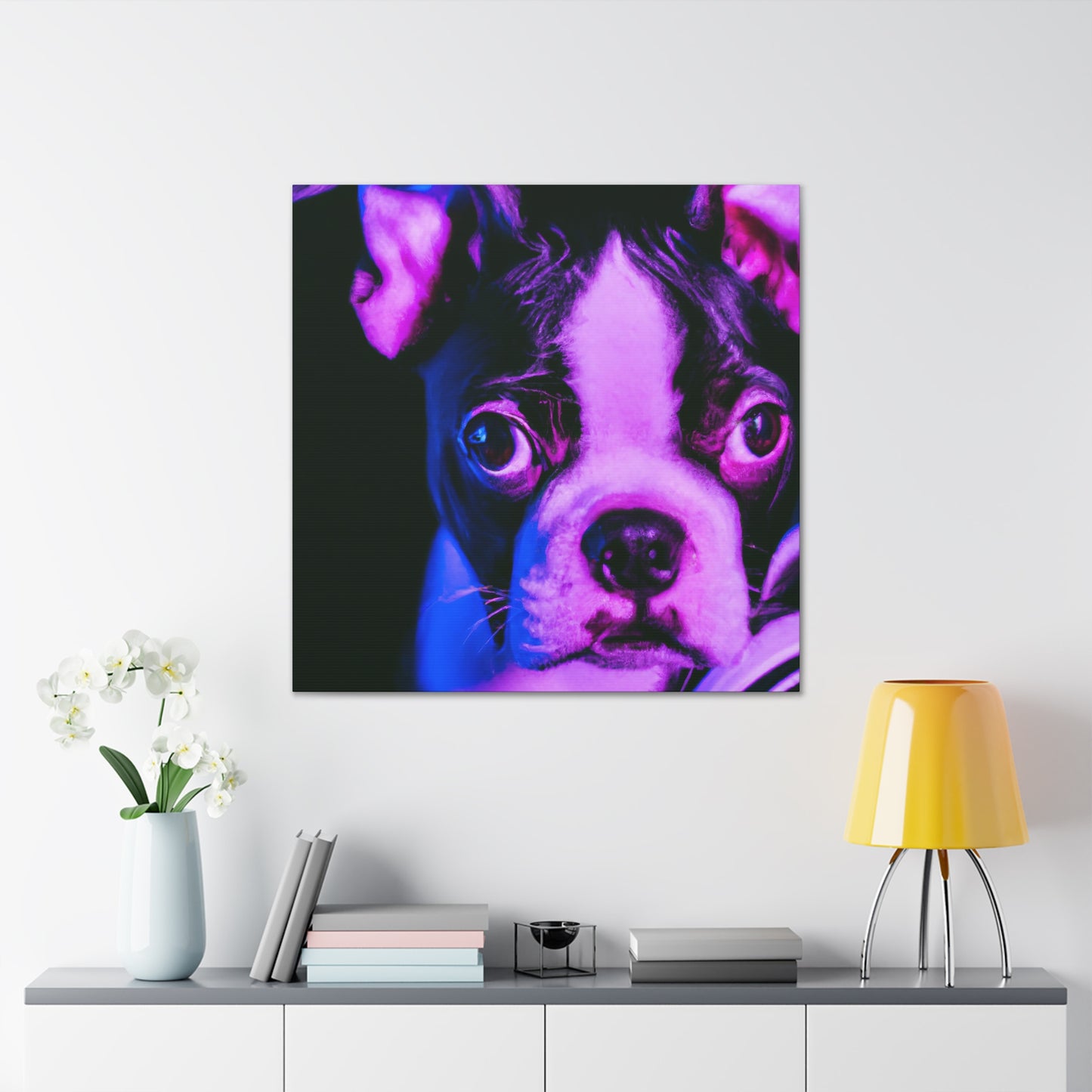 Lord Charles Fairfax of Boston - Boston Terrier - Canvas