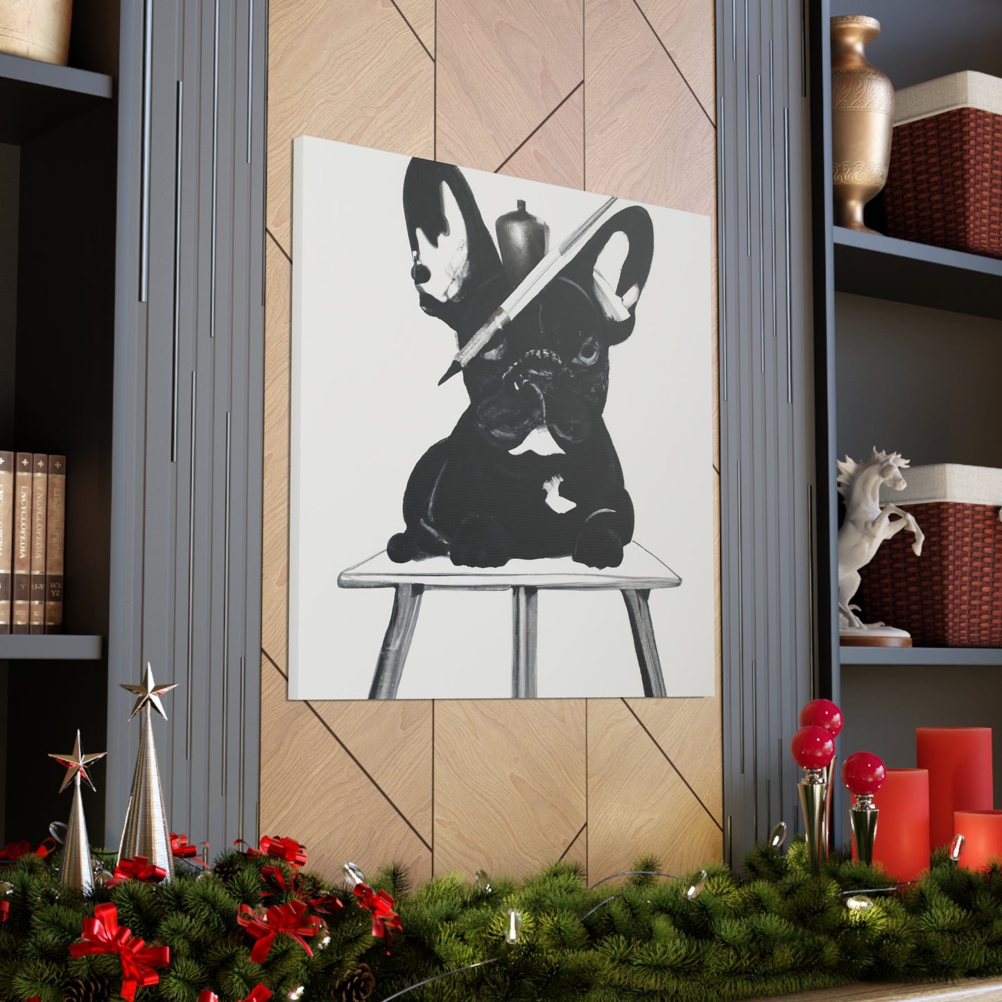 Clara de Portlandia (French Bulldog) - Canvas