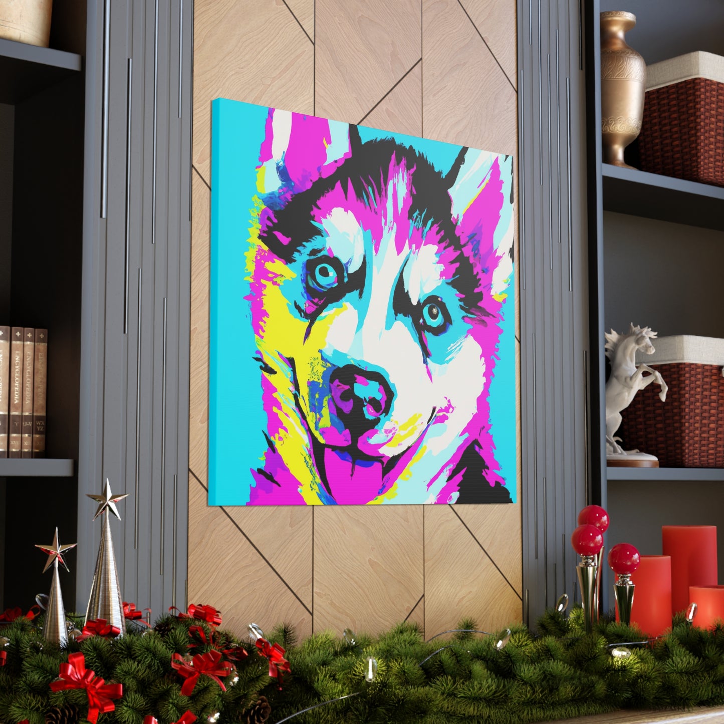 Kingston Aldrich DeMott - Siberian Husky - Canvas