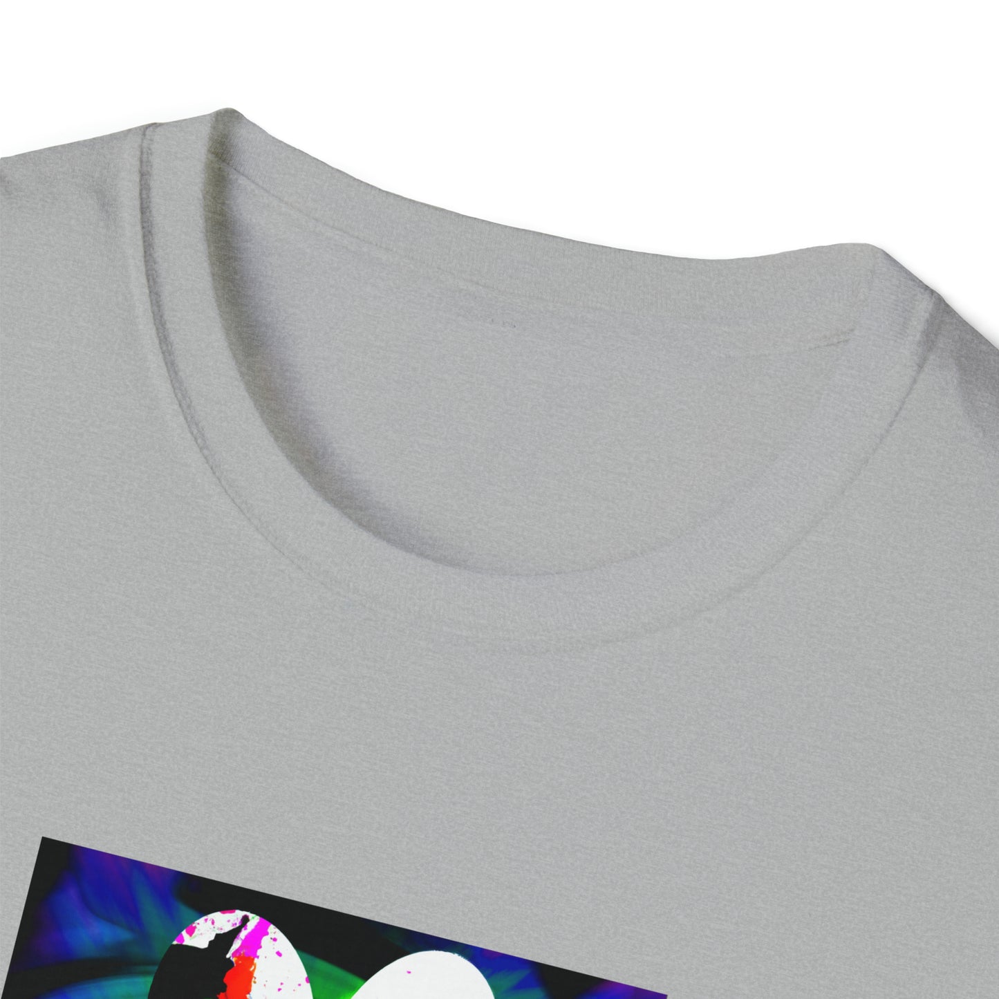 Soknitwear - "Dog Friendly, People Reactive" (colored swirl) Unisex Tee