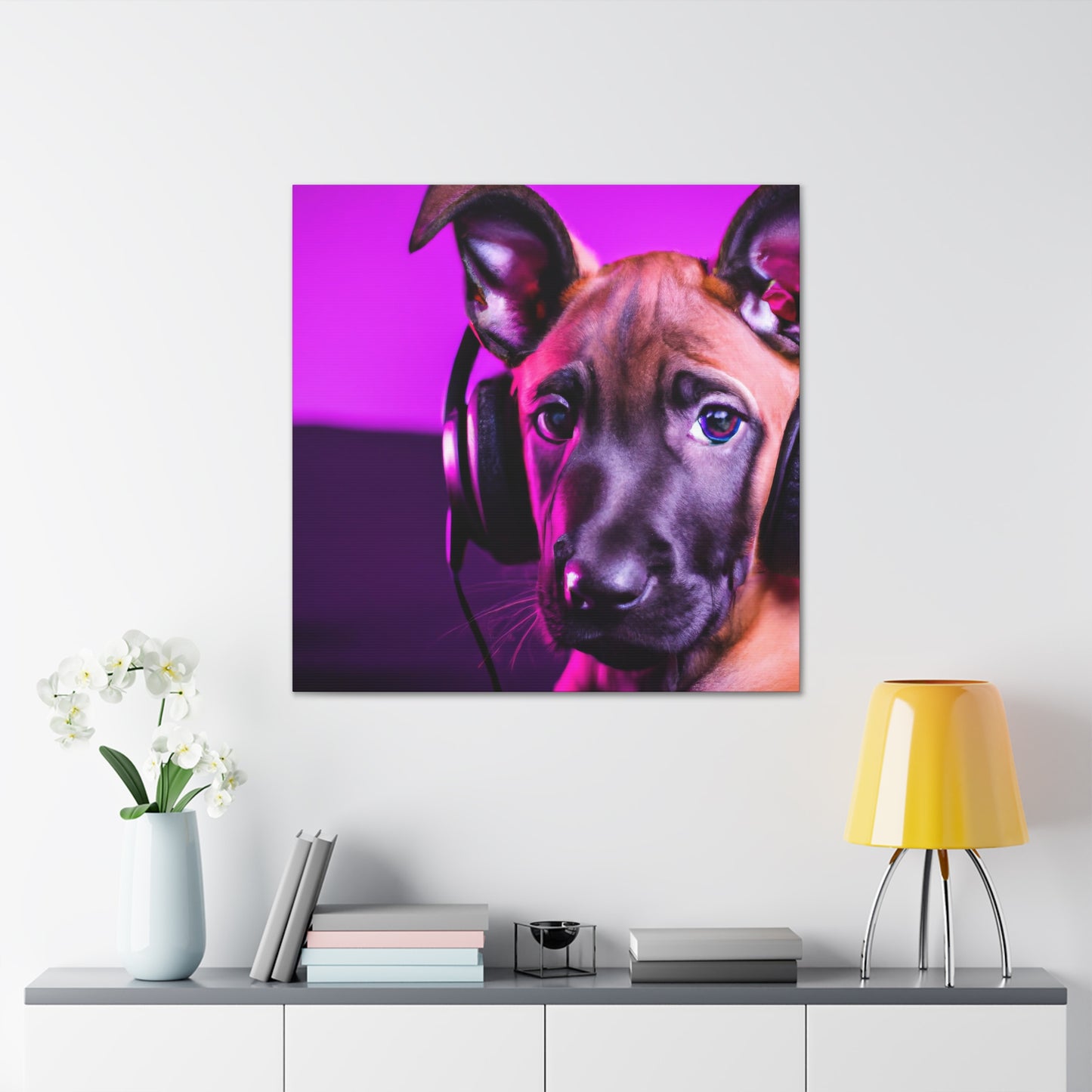 Countessa Celeste Julliac DeBelgenbourg - Belgian Malinois - Canvas