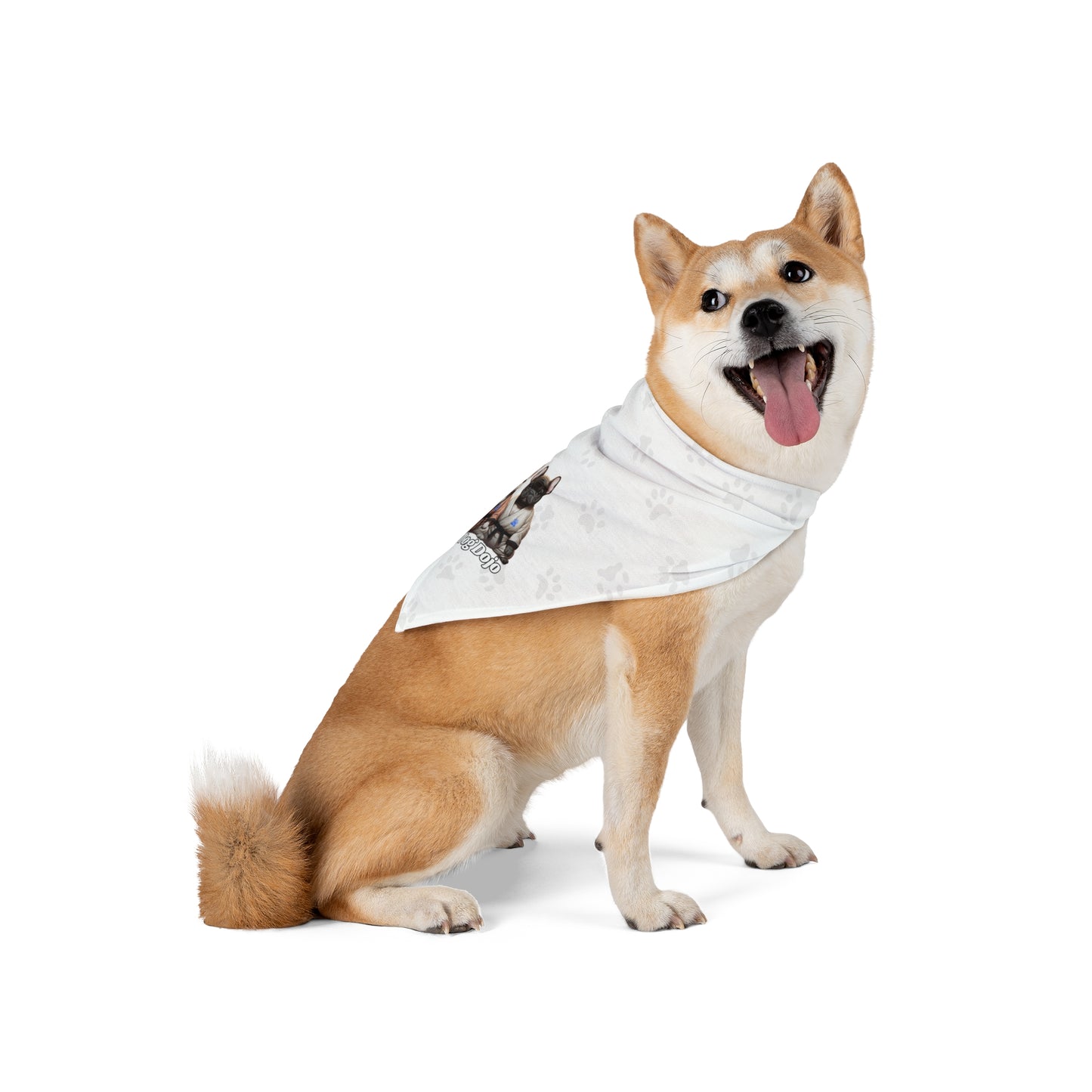 Pet Bandana - My Dog Dojo (White)