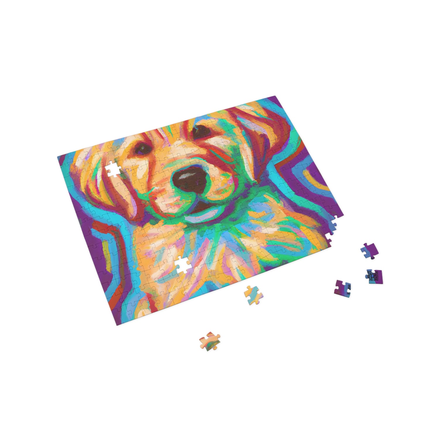 Pierre Puzzlemaker - Golden Retriever Puppy - Puzzle