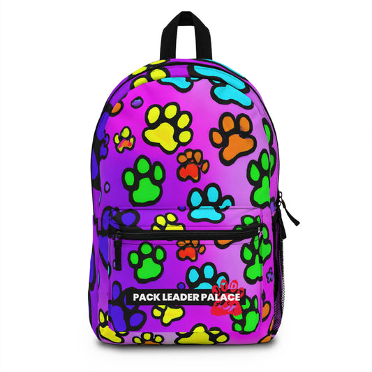 Coco Boulonne - Paw Print - Backpack