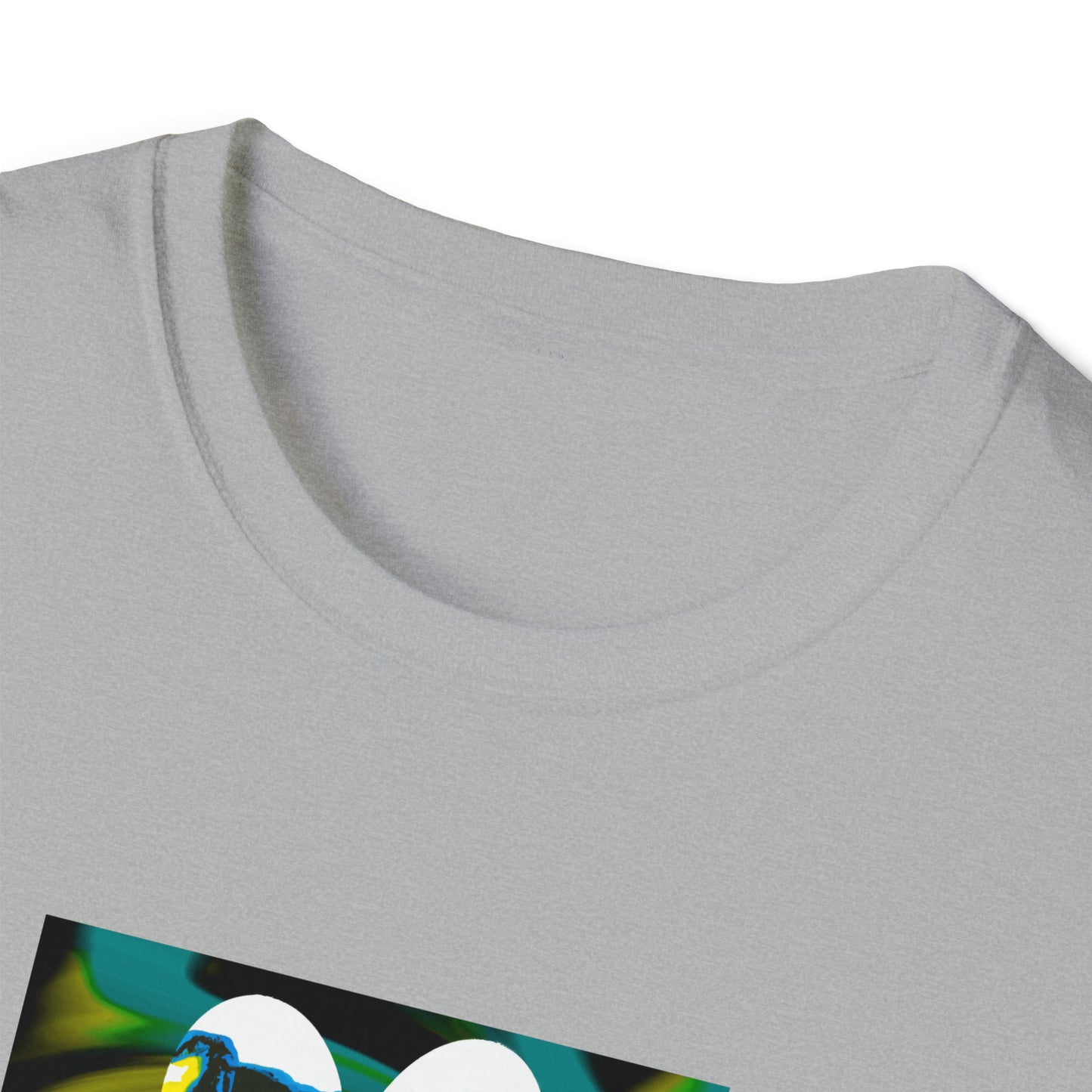 Ravageize Streetwear - "Dog Friendly, People Reactive" (Yellow Blue Swirl) Unisex Tee