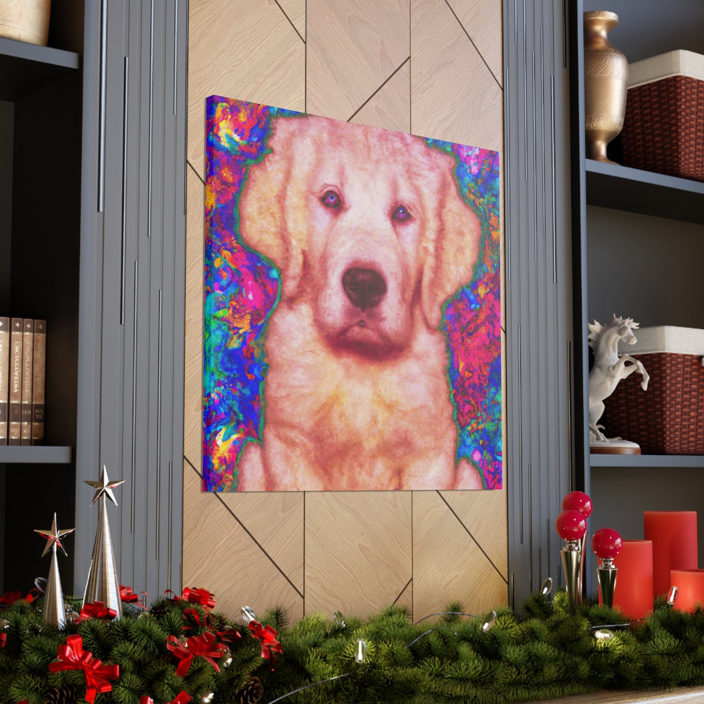 Countess Ambrosiana de Corazones - Golden Retriever Puppy - Canvas