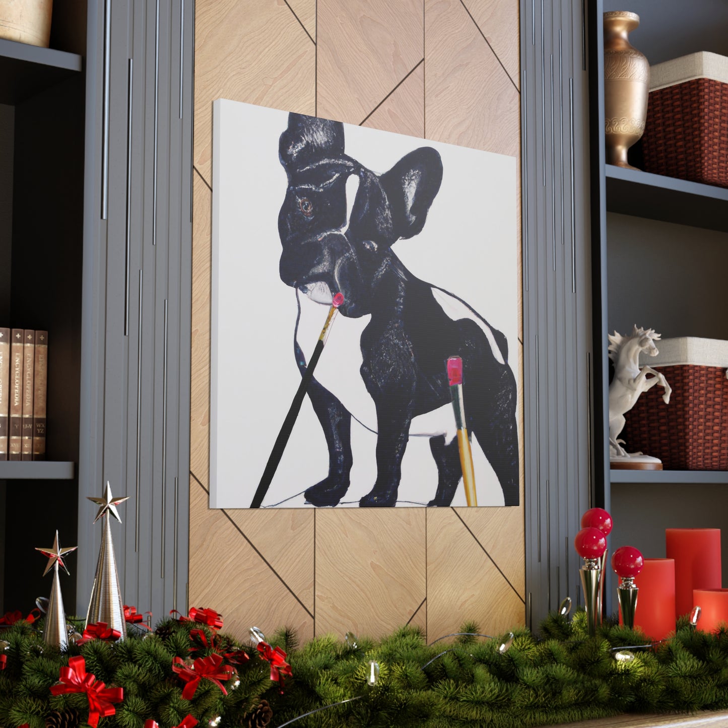 Countess Aloise de la Bierre (French Bulldog) - Canvas