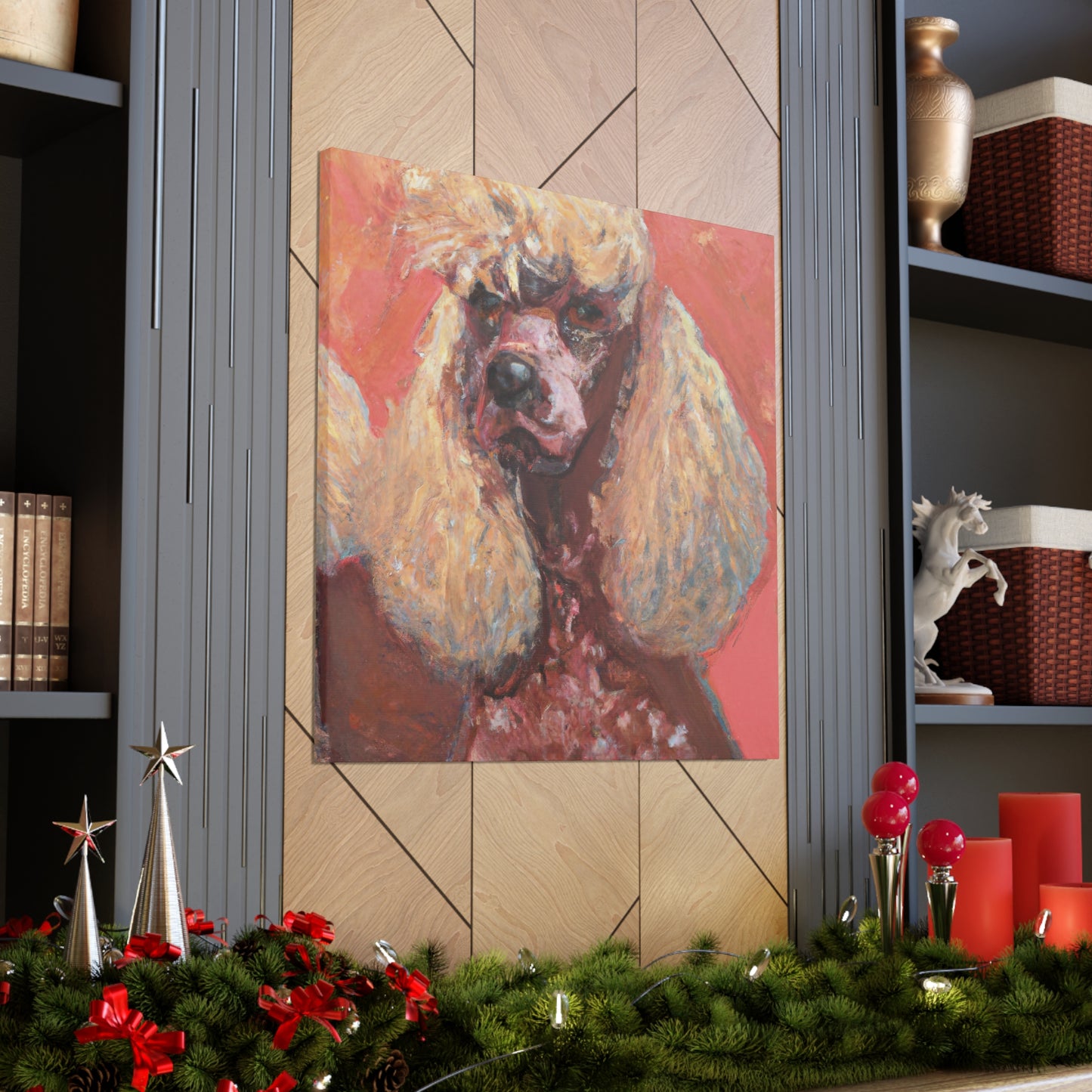 Monique de Beaumont - Poodle - Canvas