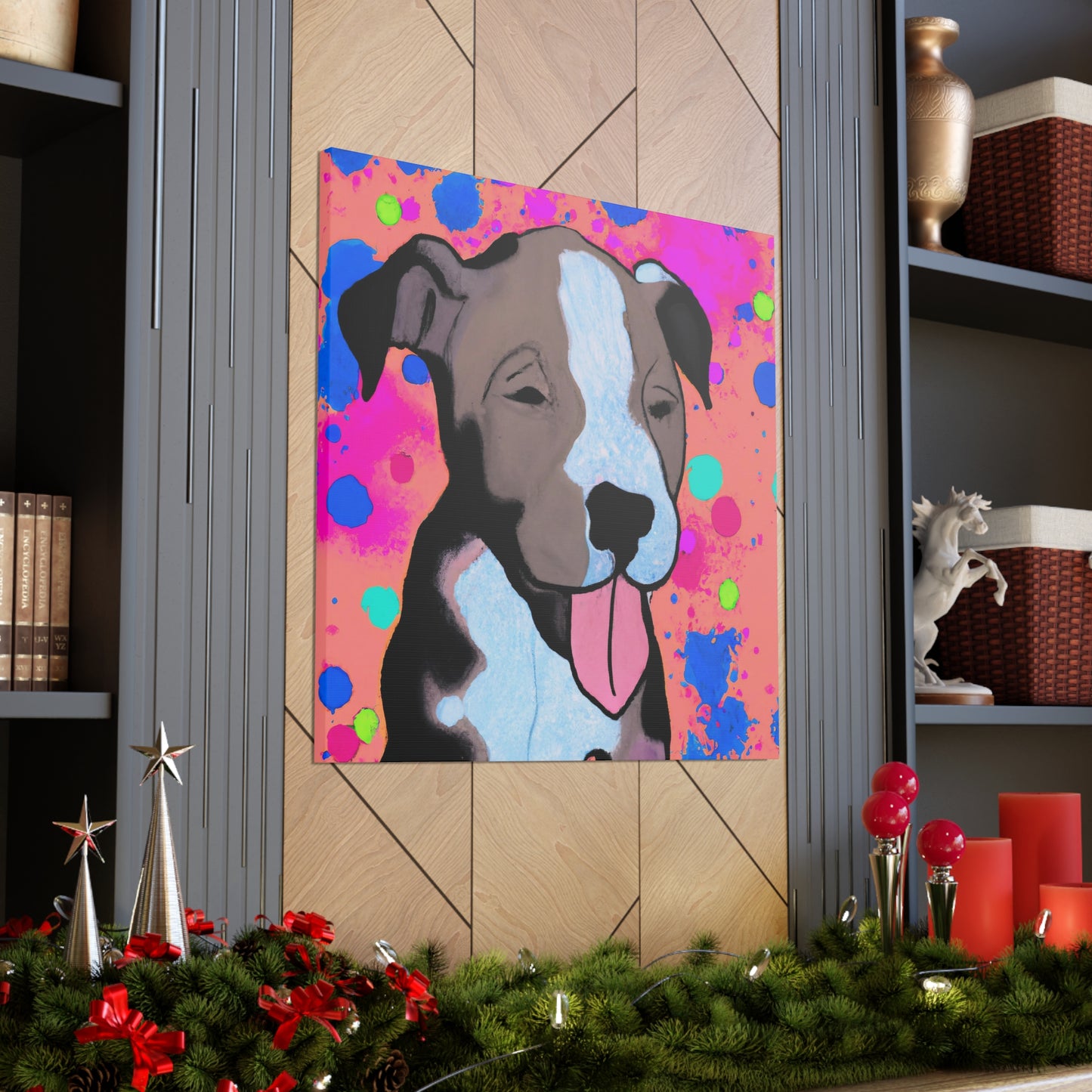 Rylee Naboriouskent - Pitbull Puppy - Canvas