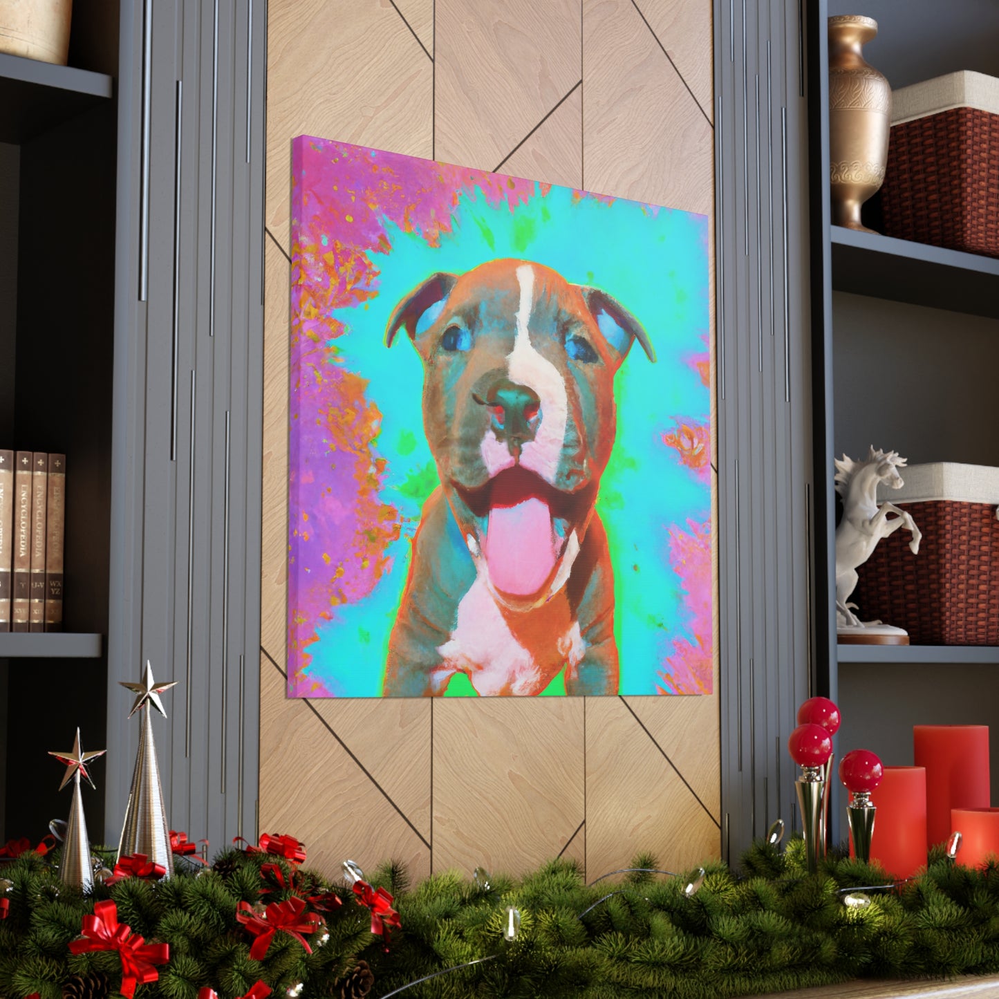 Princess Zahara Artivus - Pitbull Puppy - Canvas