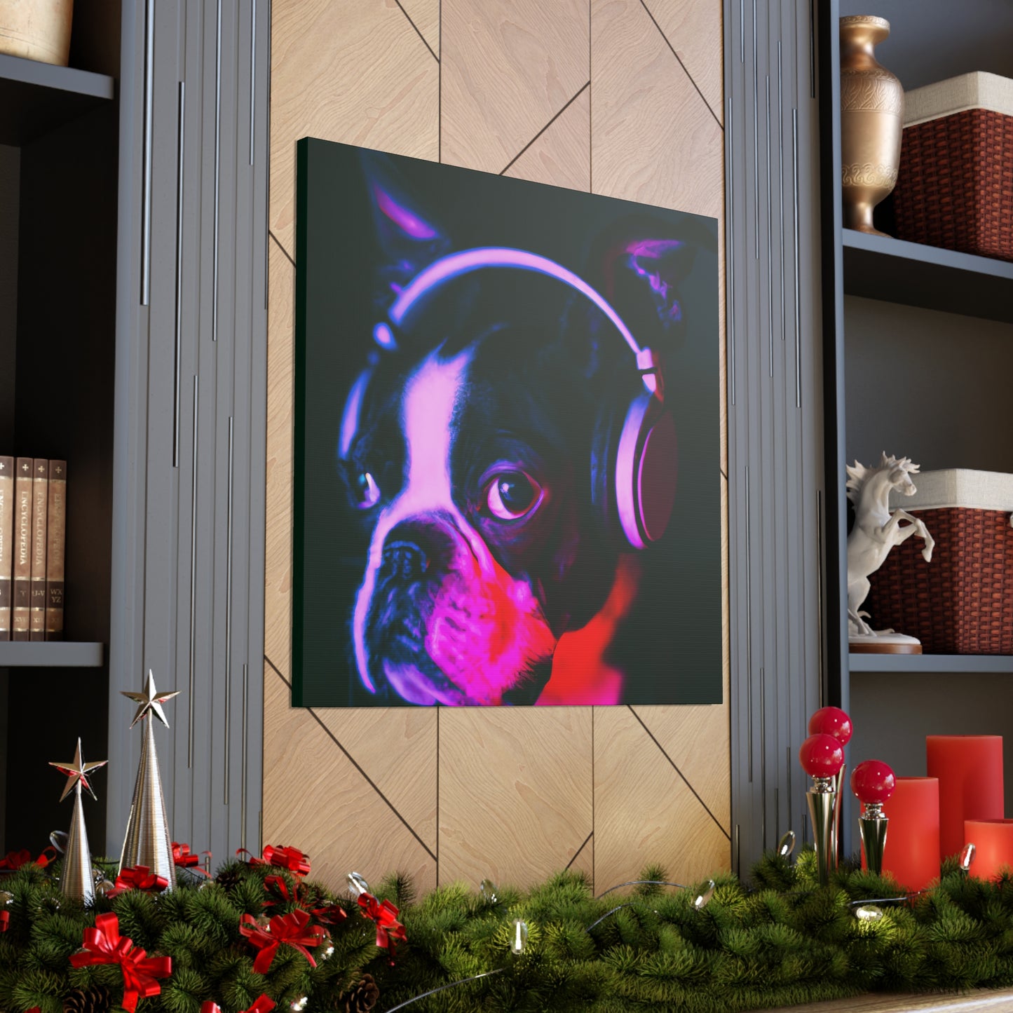 Royalenia Rousseau - Boston Terrier - Canvas