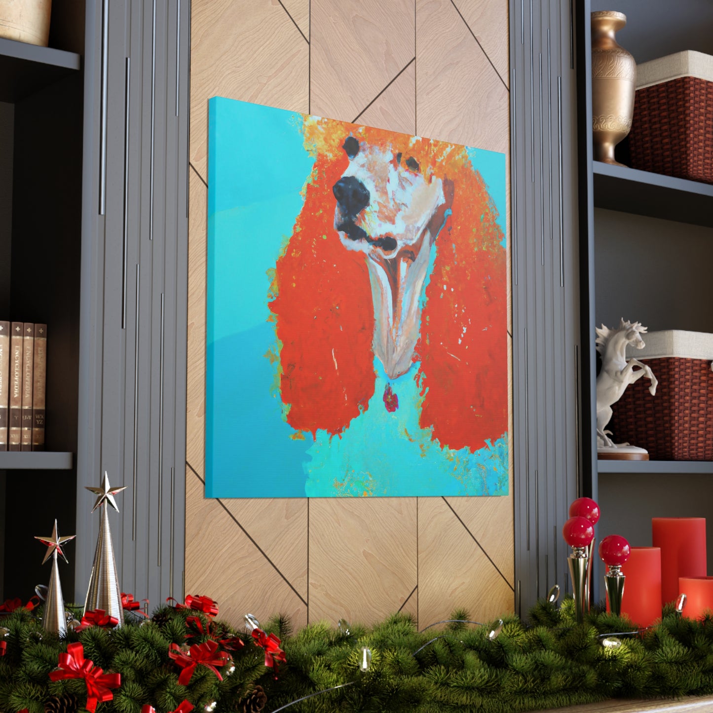 King Osvalde de Franchi - Poodle - Canvas