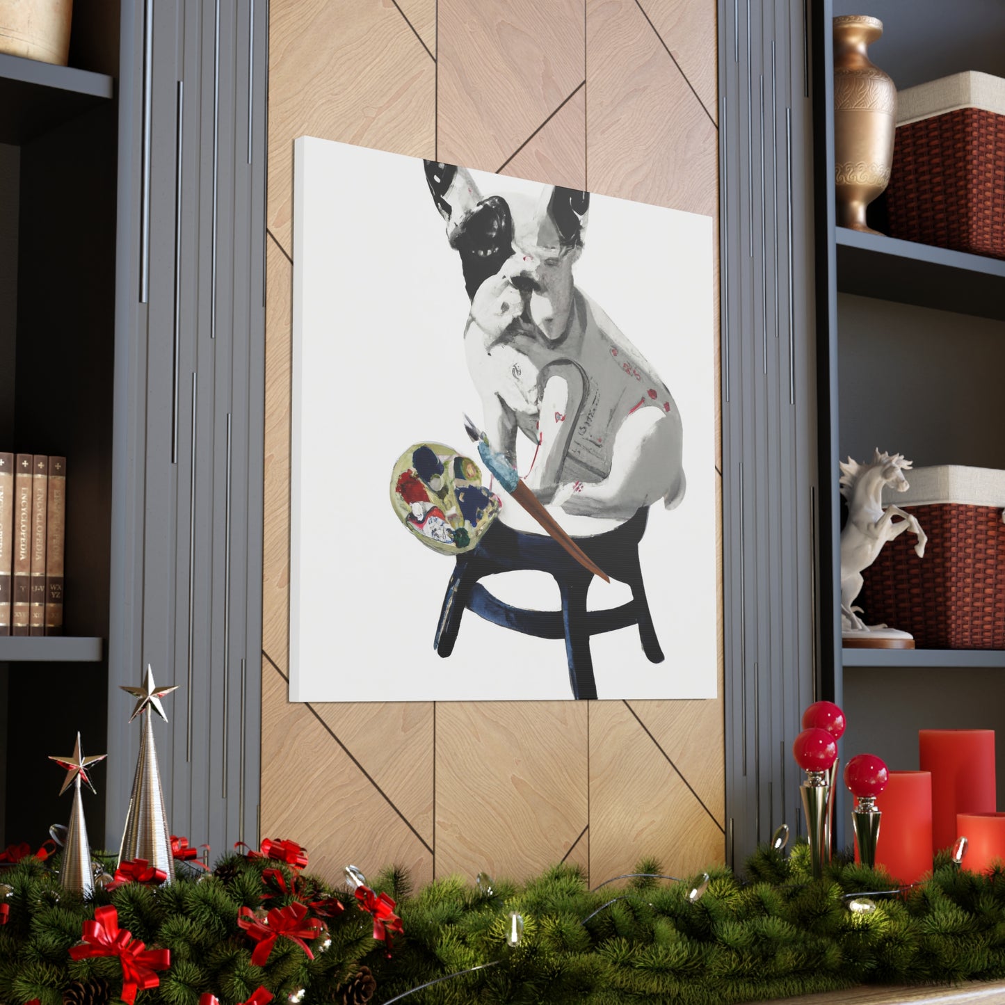 Sirino della Casa D'Orageous (French Bulldog) - Canvas