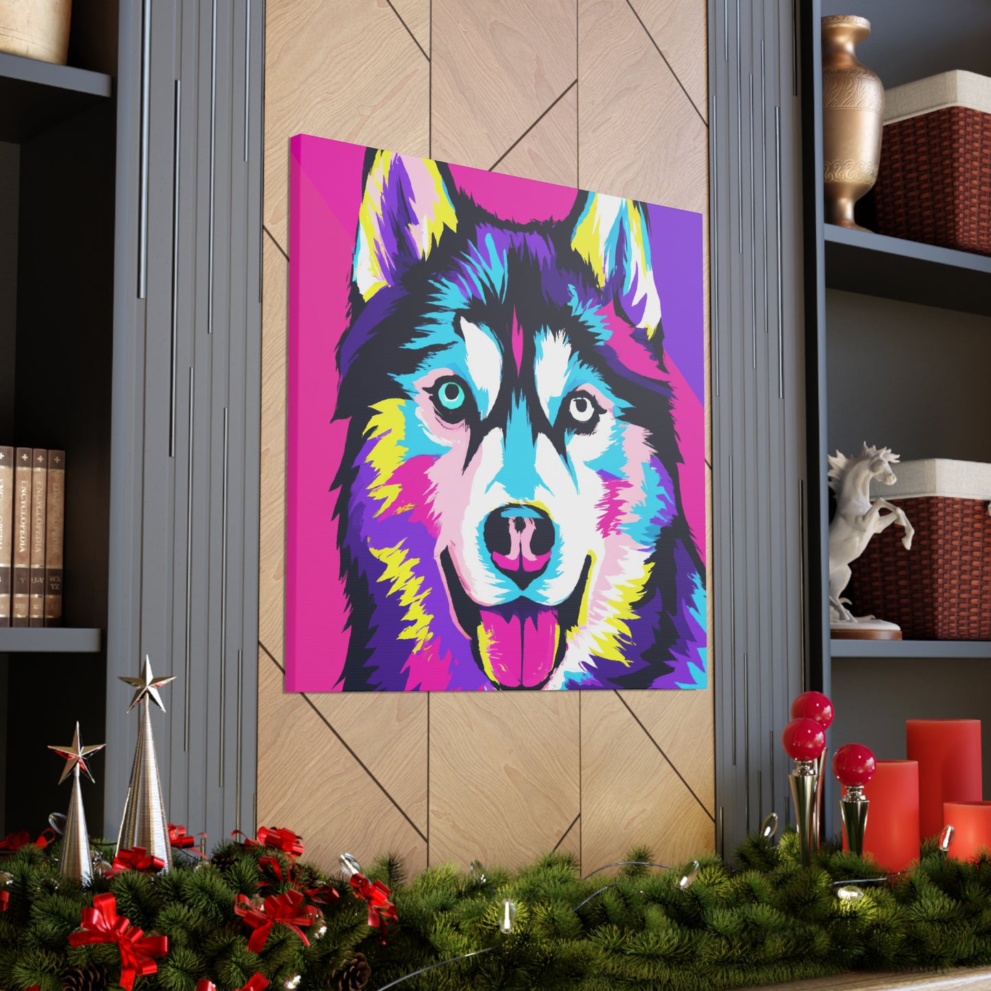 Queen Honoria da Vinci - Siberian Husky - Canvas