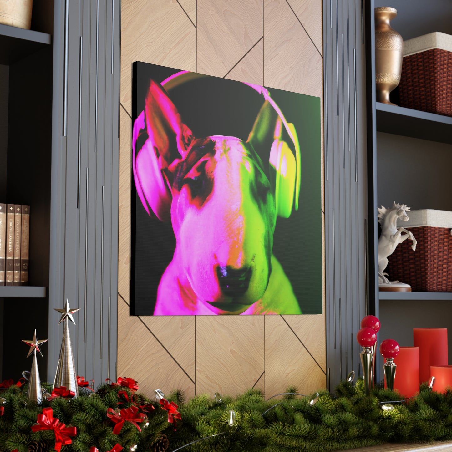 Frederica Hampshire - Bull Terrier - Canvas