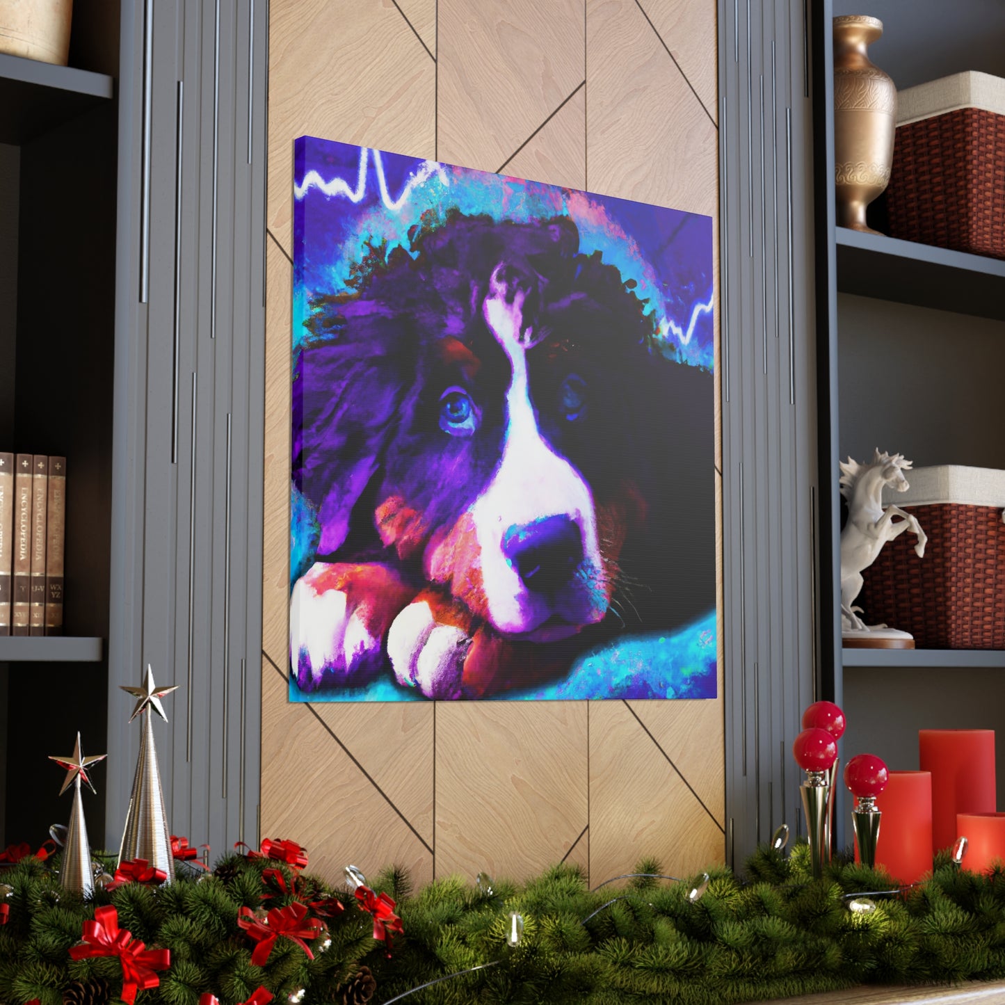 Aristopher Reignstar - Bernese Mountain Dog - Canvas