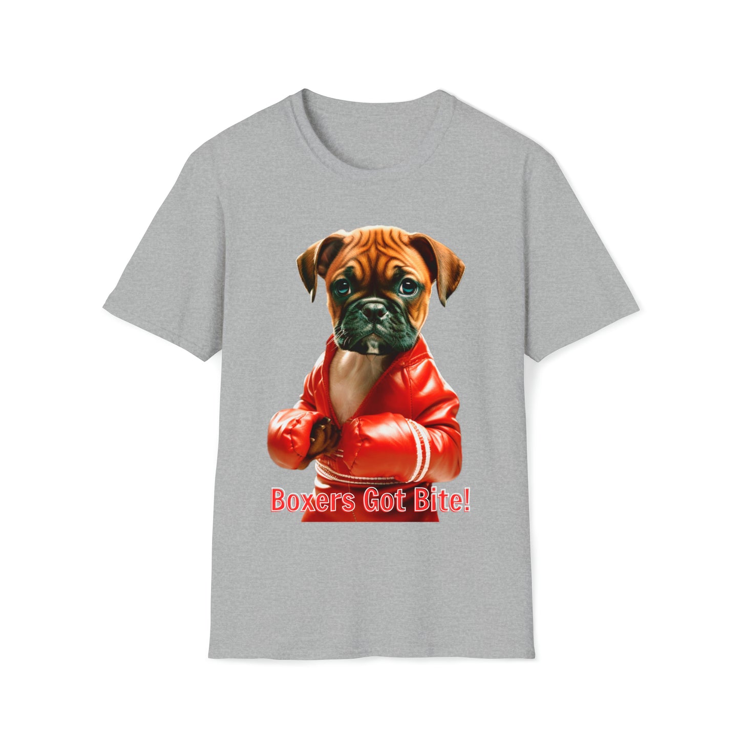 "Boxer's Got Bite!" Unisex Softstyle T-Shirt