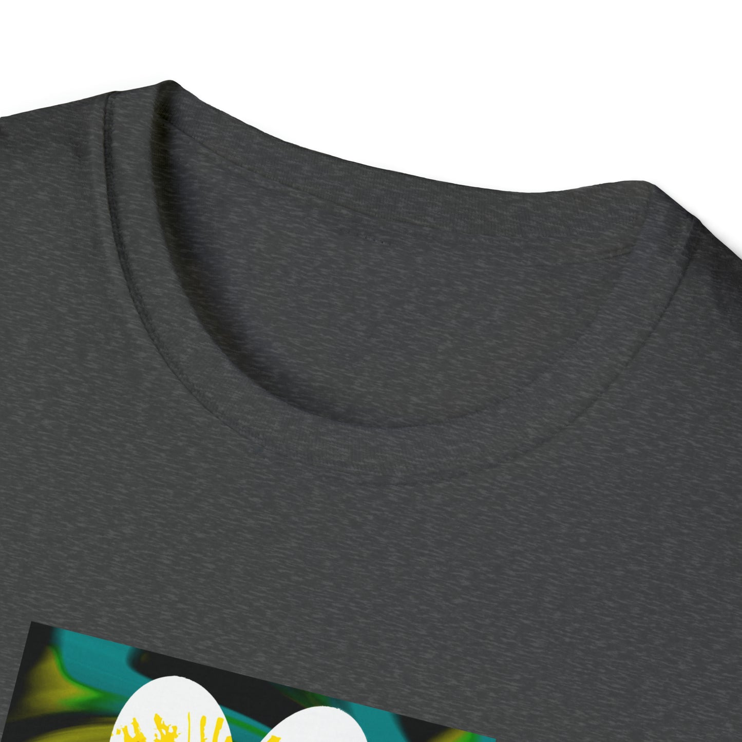 Auric Vita - "Dog Friendly, People Reactive" (Yellow Blue Swirl) Unisex Tee