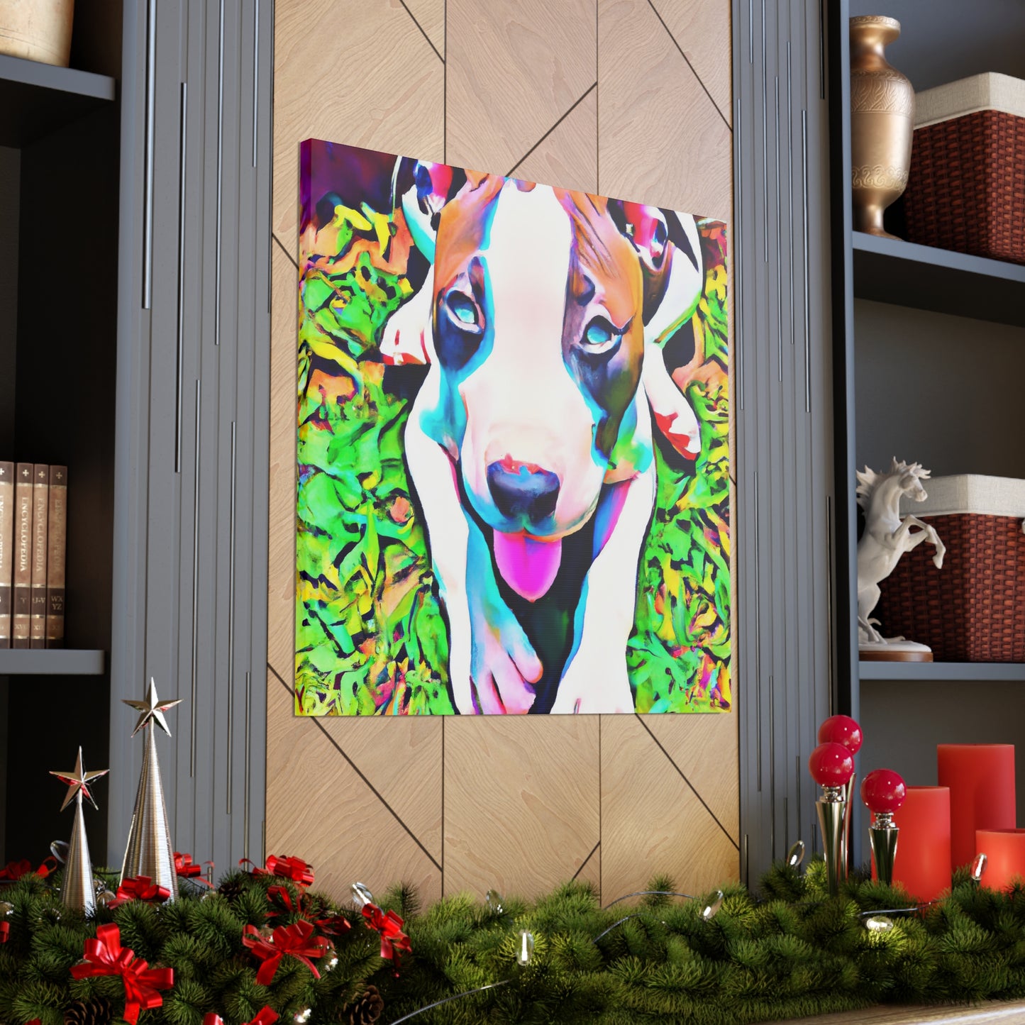 Prince Alinaeus II - Pitbull Puppy - Canvas