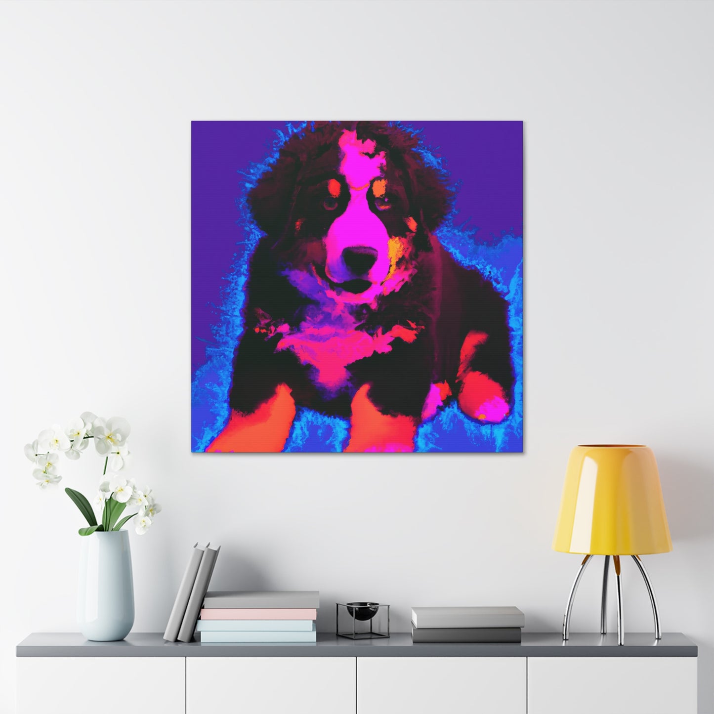 Countess Elisabeth von Zellweger - Bernese Mountain Dog - Canvas