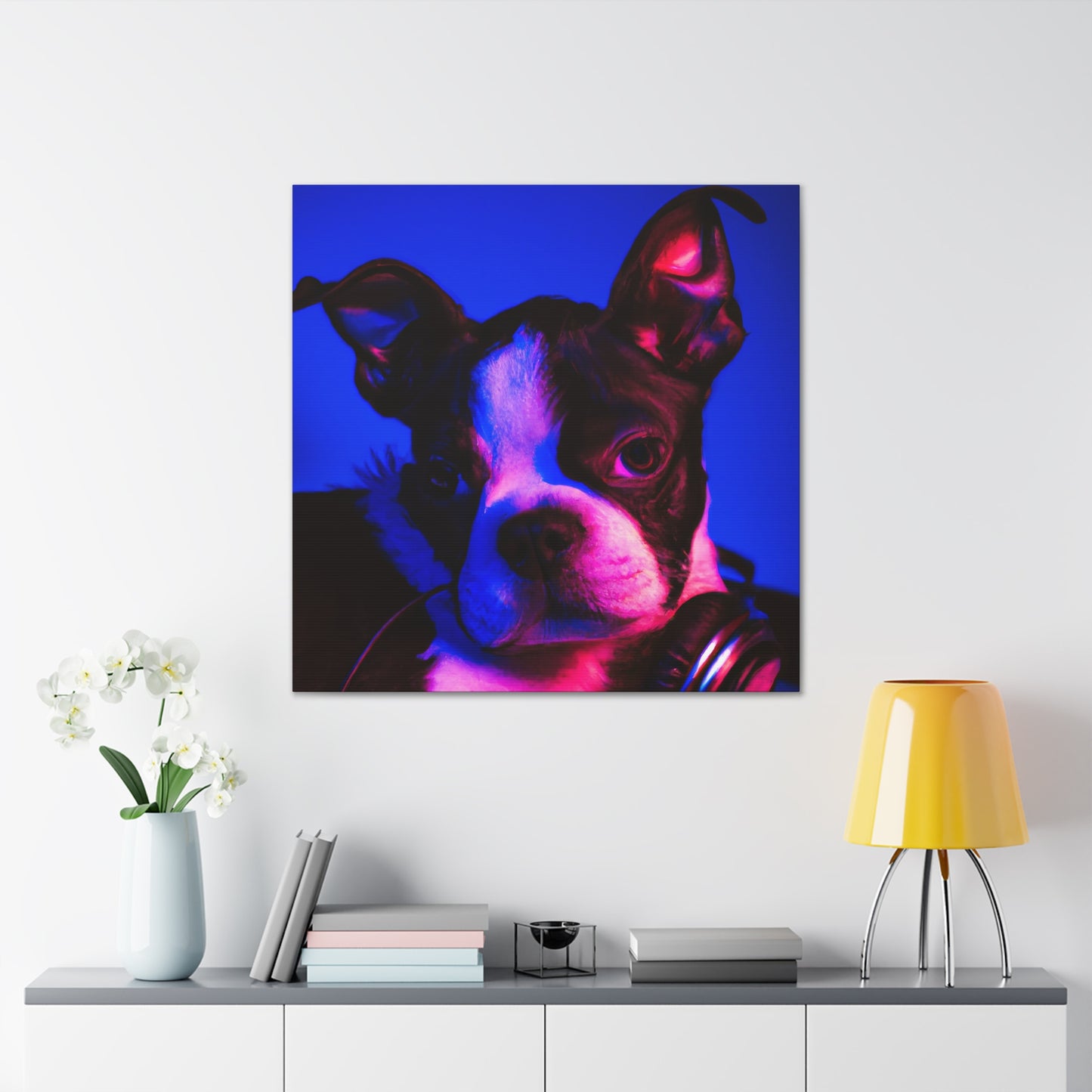 Princess Arabella of Boston - Boston Terrier - Canvas