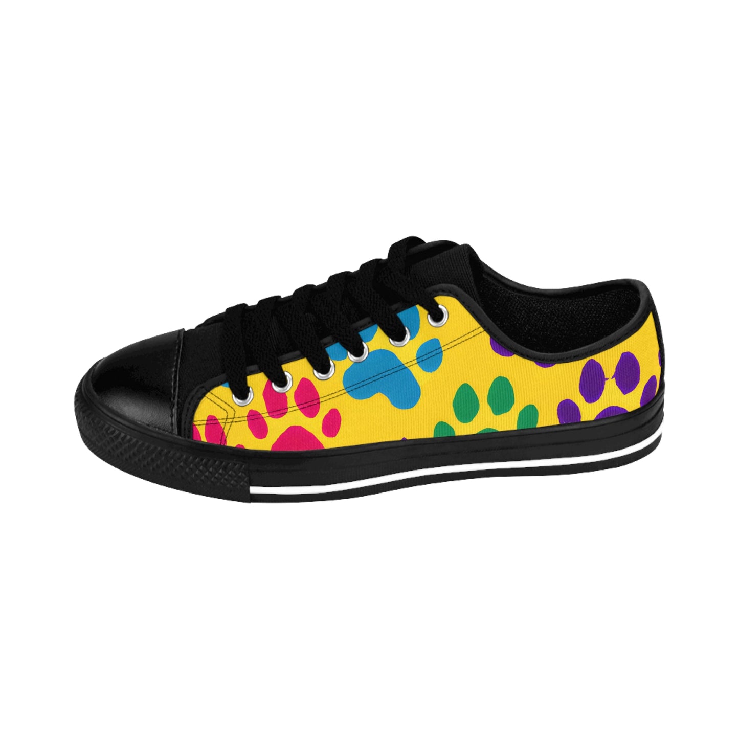 Champagne Footwear - Paw Print - Low-Top