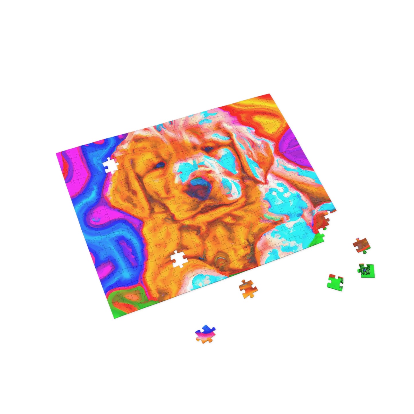 Florentine Grandpierre - Golden Retriever Puppy - Puzzle