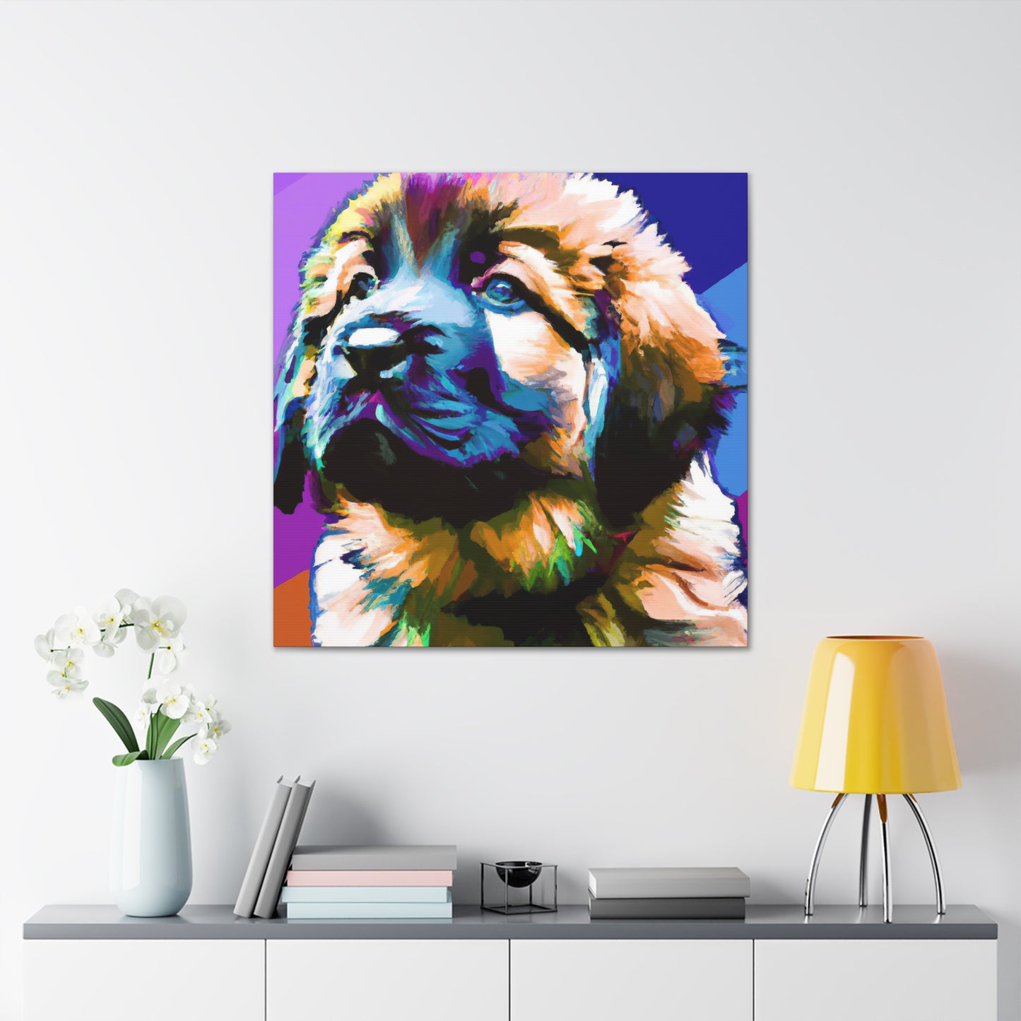 Prinzessin Elisabetha von Burgunde - Leonberger - Canvas
