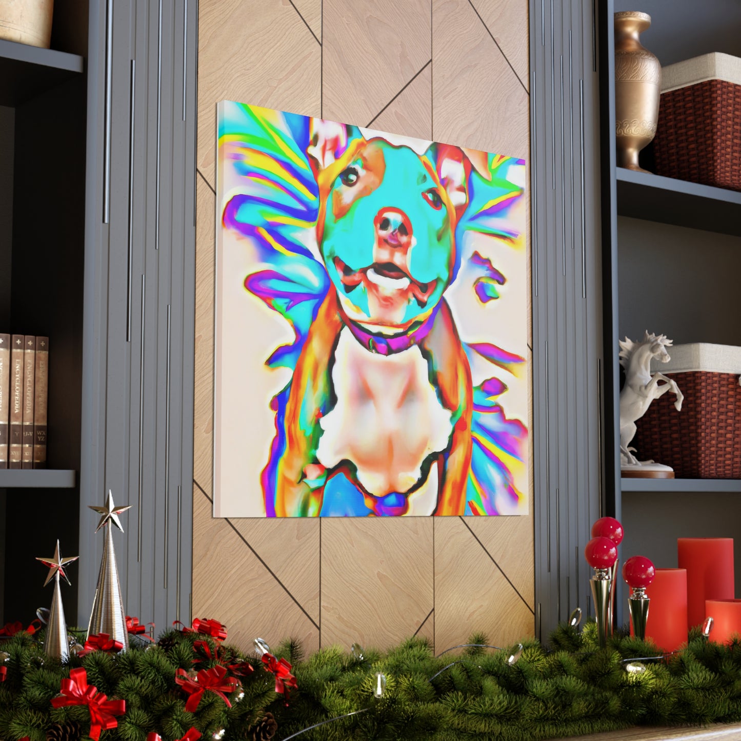 Alastair Trelawney - Pitbull Puppy - Canvas