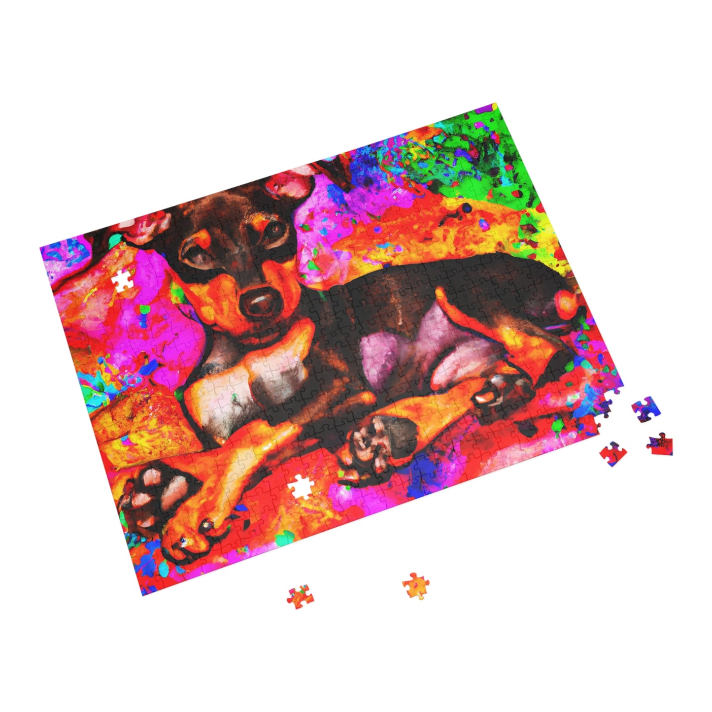 Geoffrey "Turbo" Guillemot - Miniature Pinscher Puppy - Puzzle