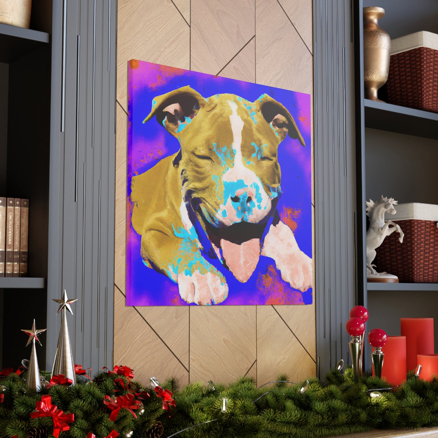 Sirah Marataya de la Yavia - Pitbull Puppy - Canvas