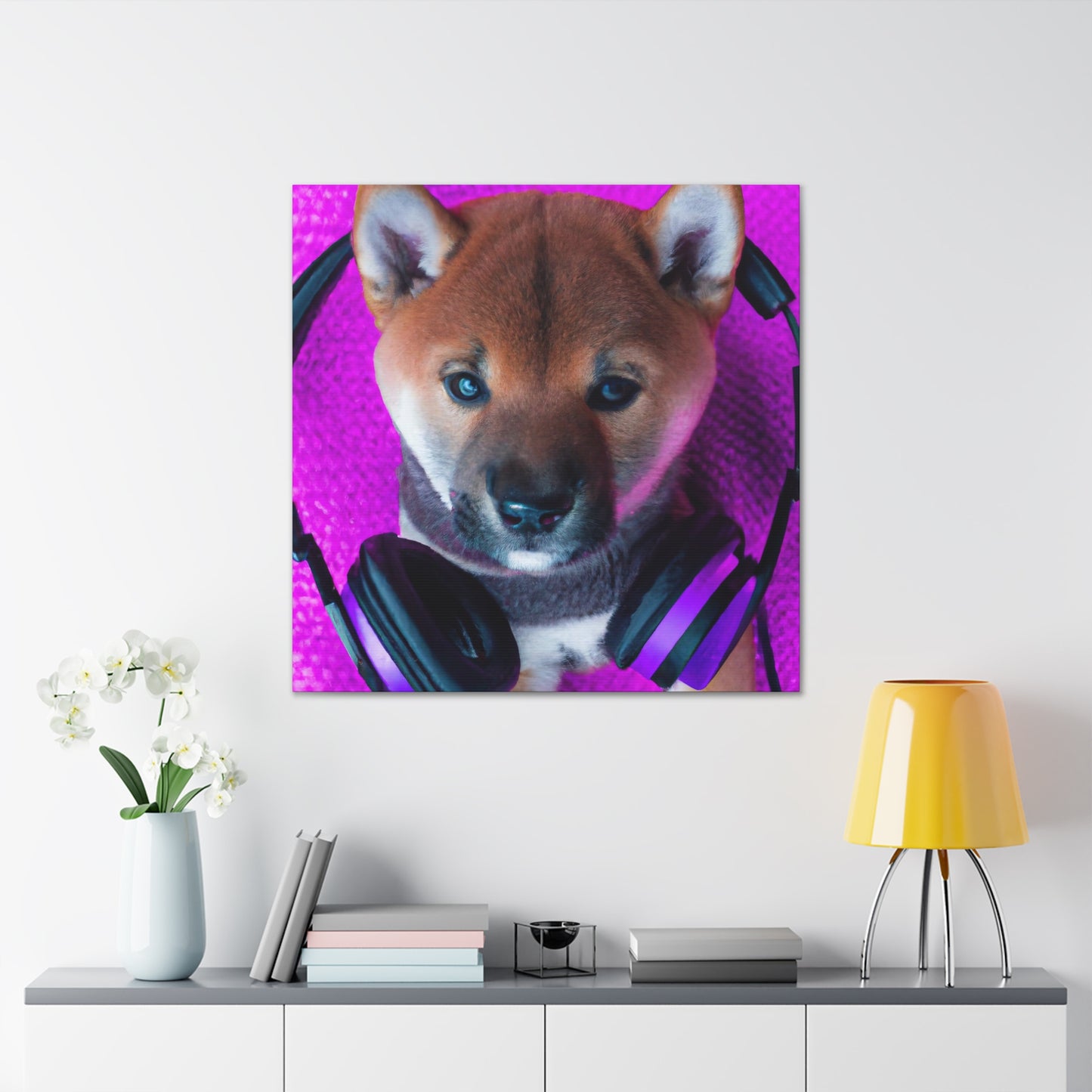 Rajivjee Palaivani - Shiba Inu - Canvas