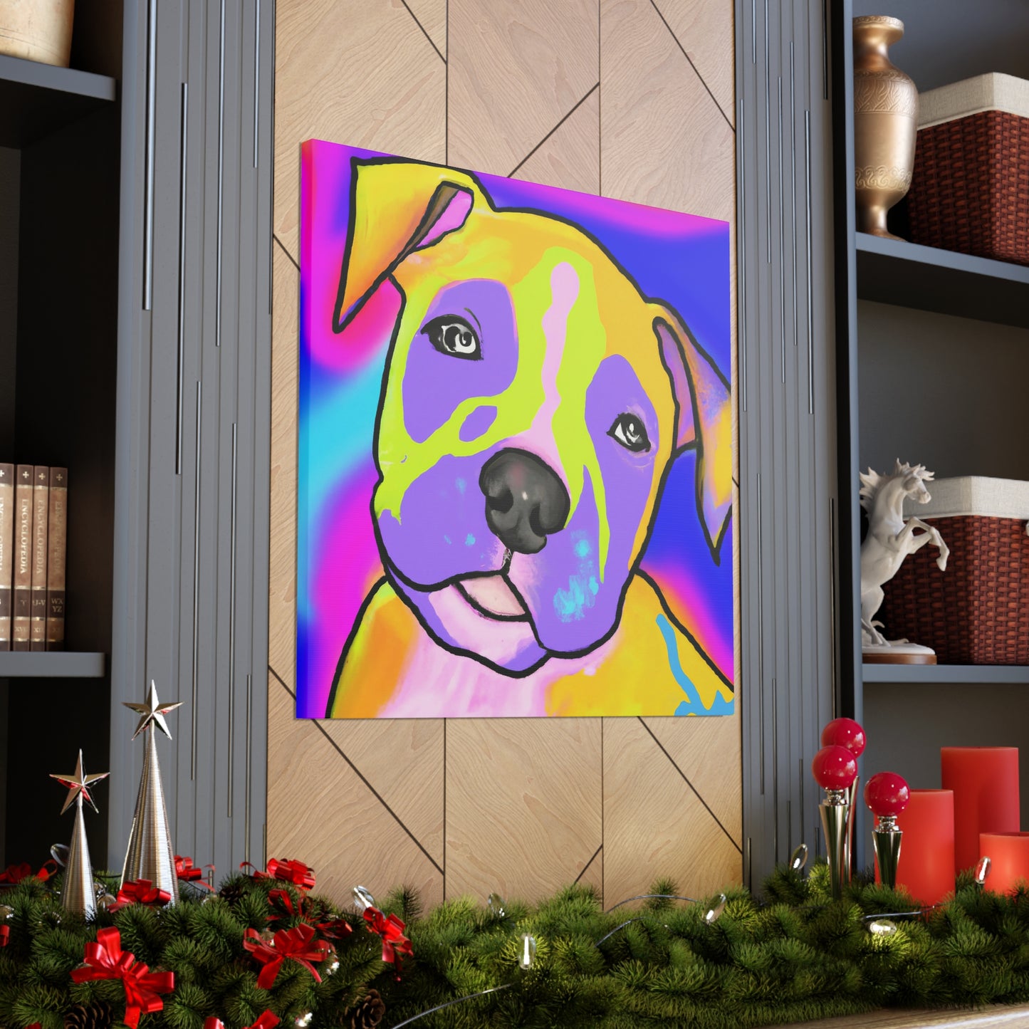 Rembrandt de Couronne - Pitbull Puppy - Canvas